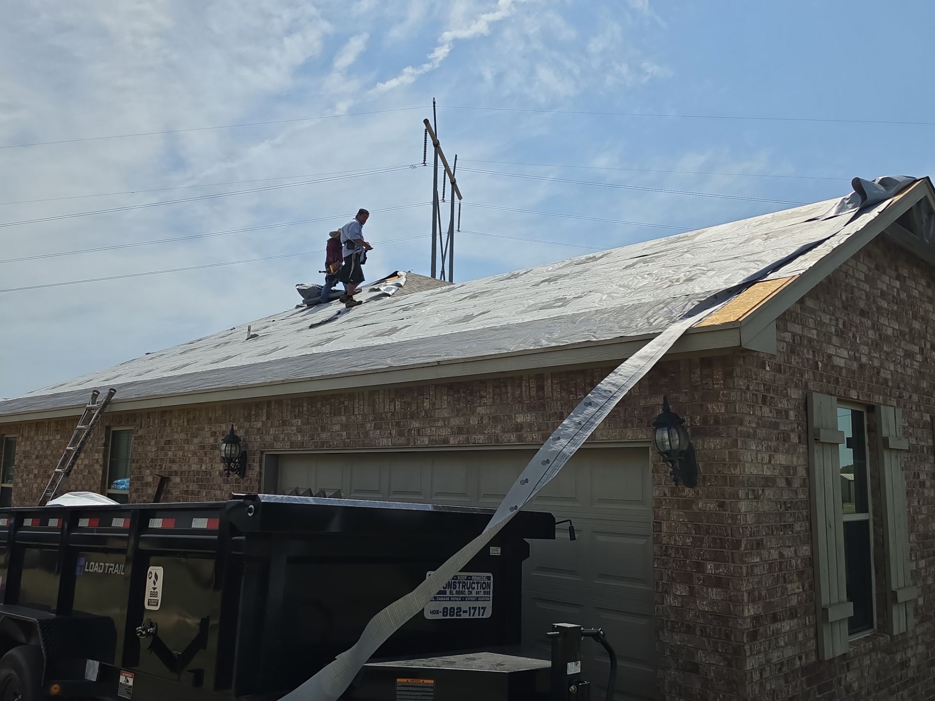 Residential Shingle Roof Replacement and Workshop Roofing in El Reno by Z Construction & Roofing, LLC