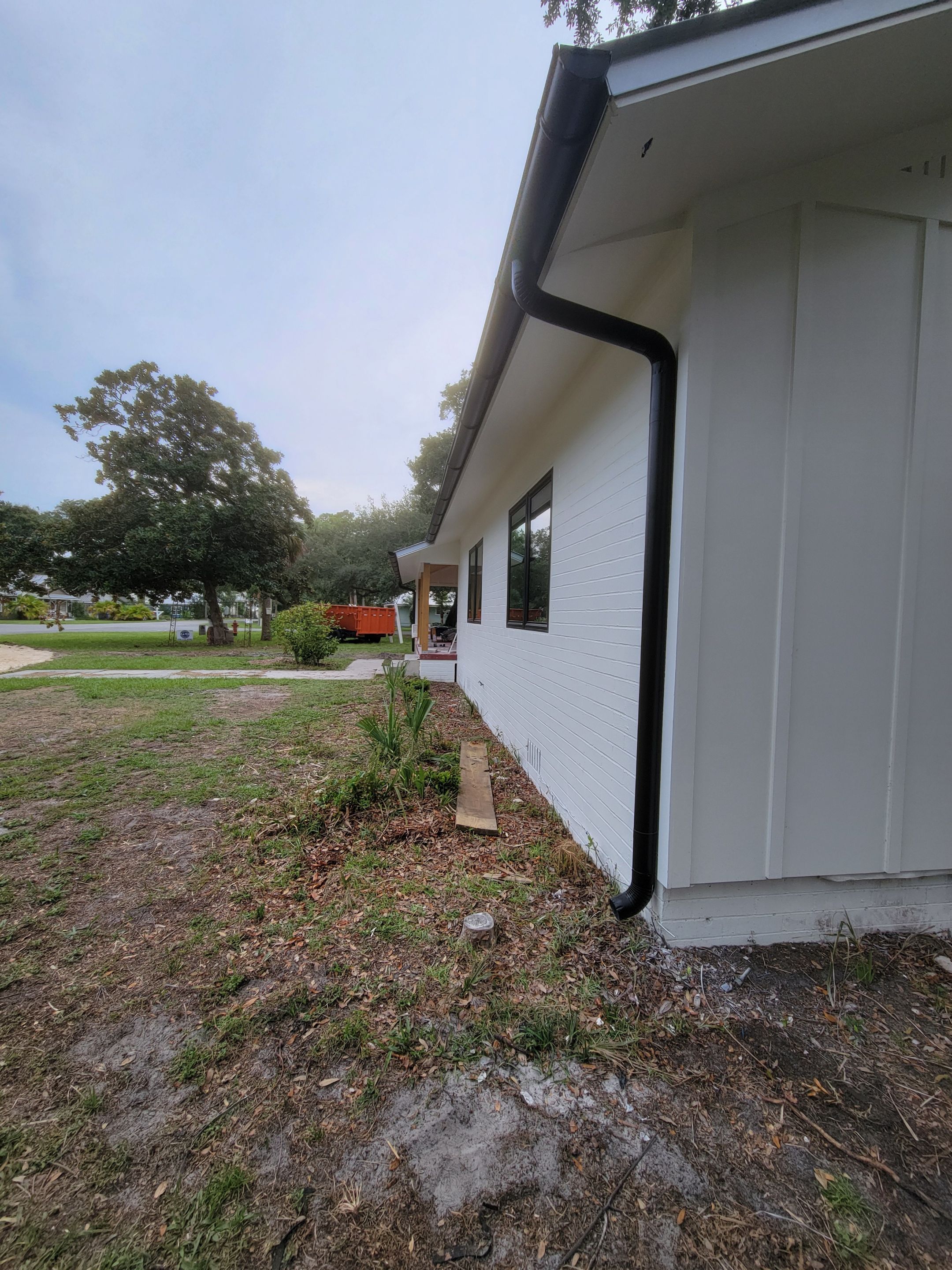 Durable 6-Inch Half-Round Gutters Installed by Gutter Professor by Gutter Professors
