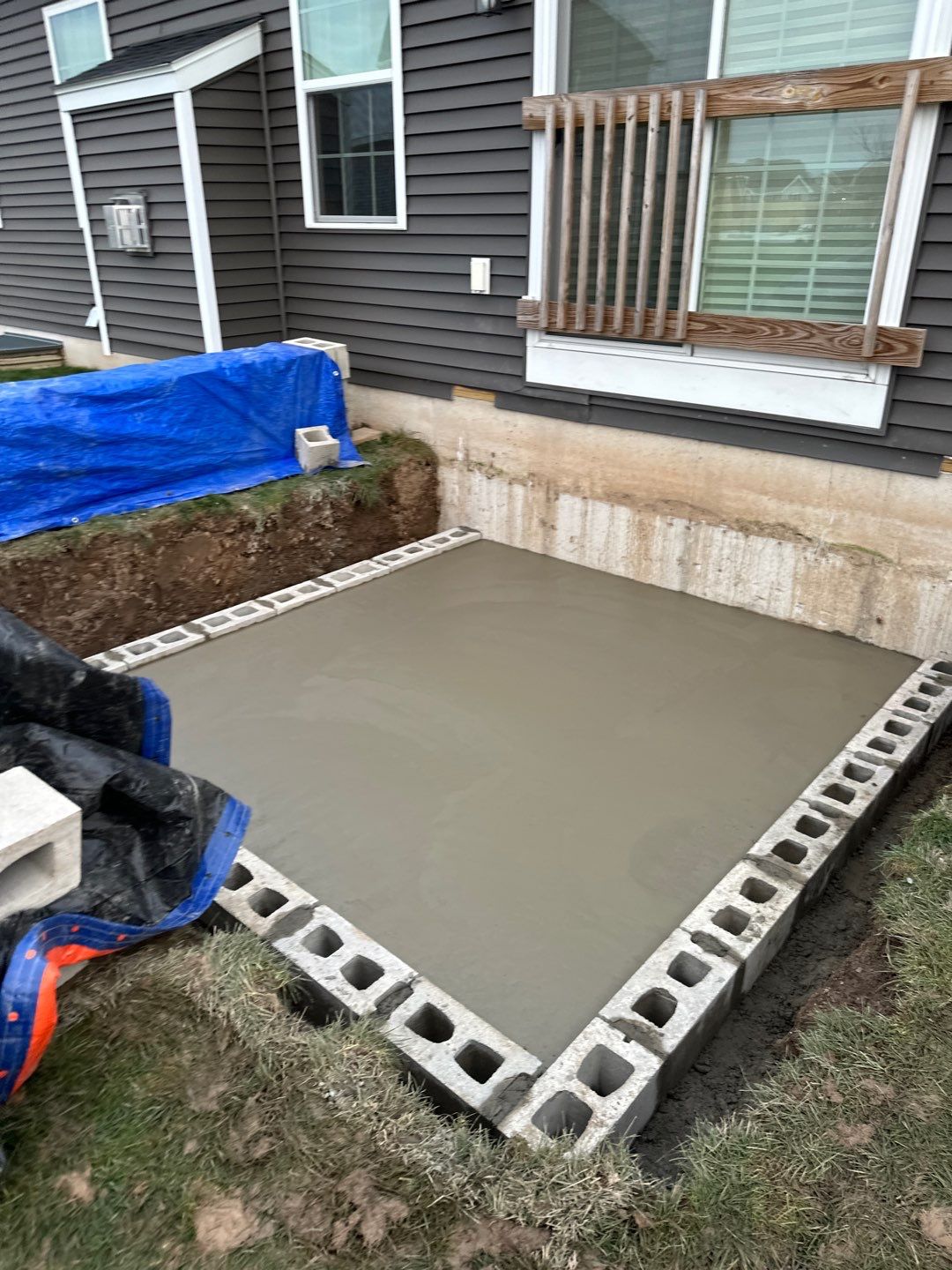 Block Foundation Addition by NG Masonry & Construction LLC