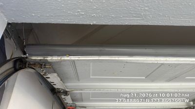 Garage Door Weather Seal and Retainer Installation in Pleasanton