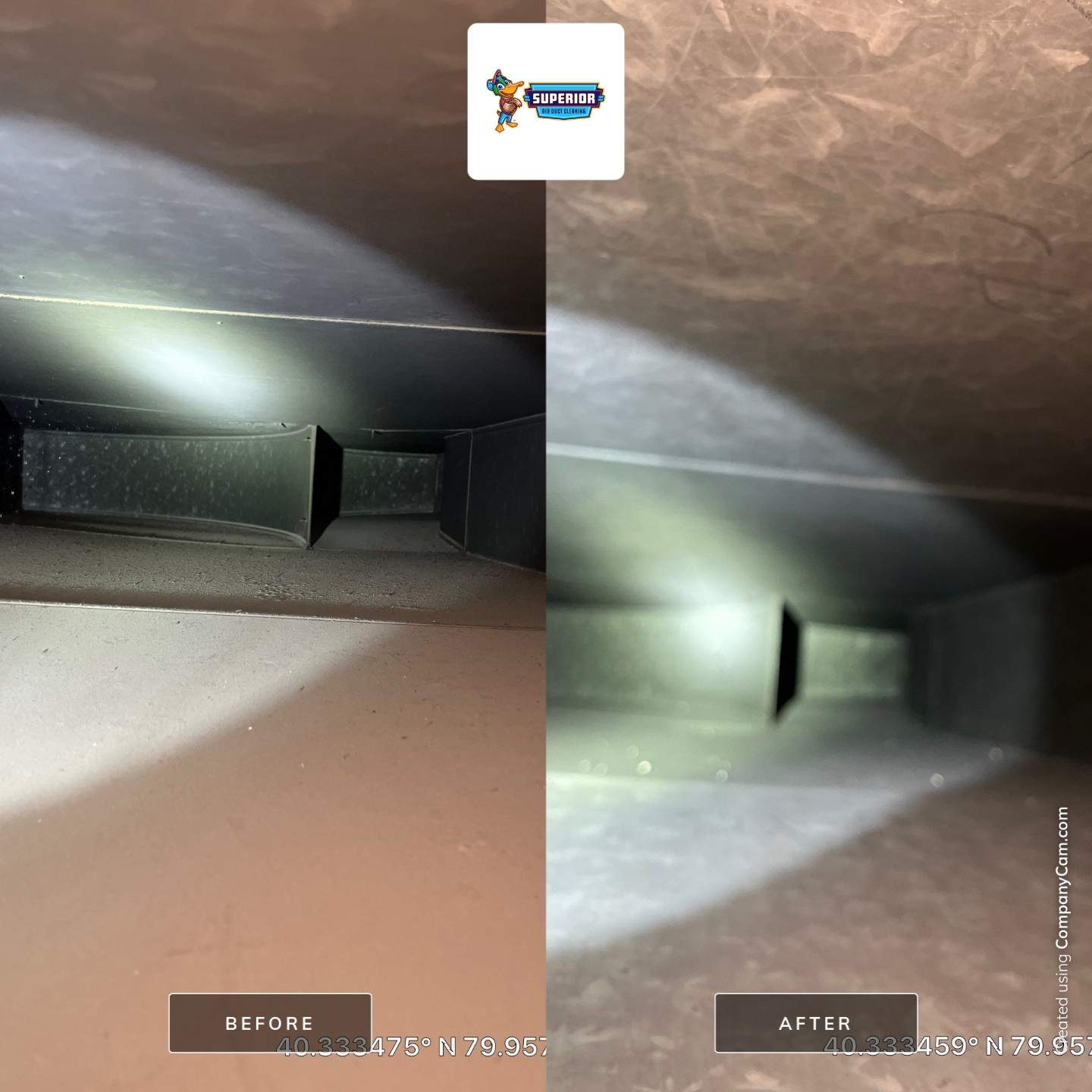 Air Duct Cleaning With a Vacuum Truck in Pleasant Hills, PA by Superior Air Duct Cleaning