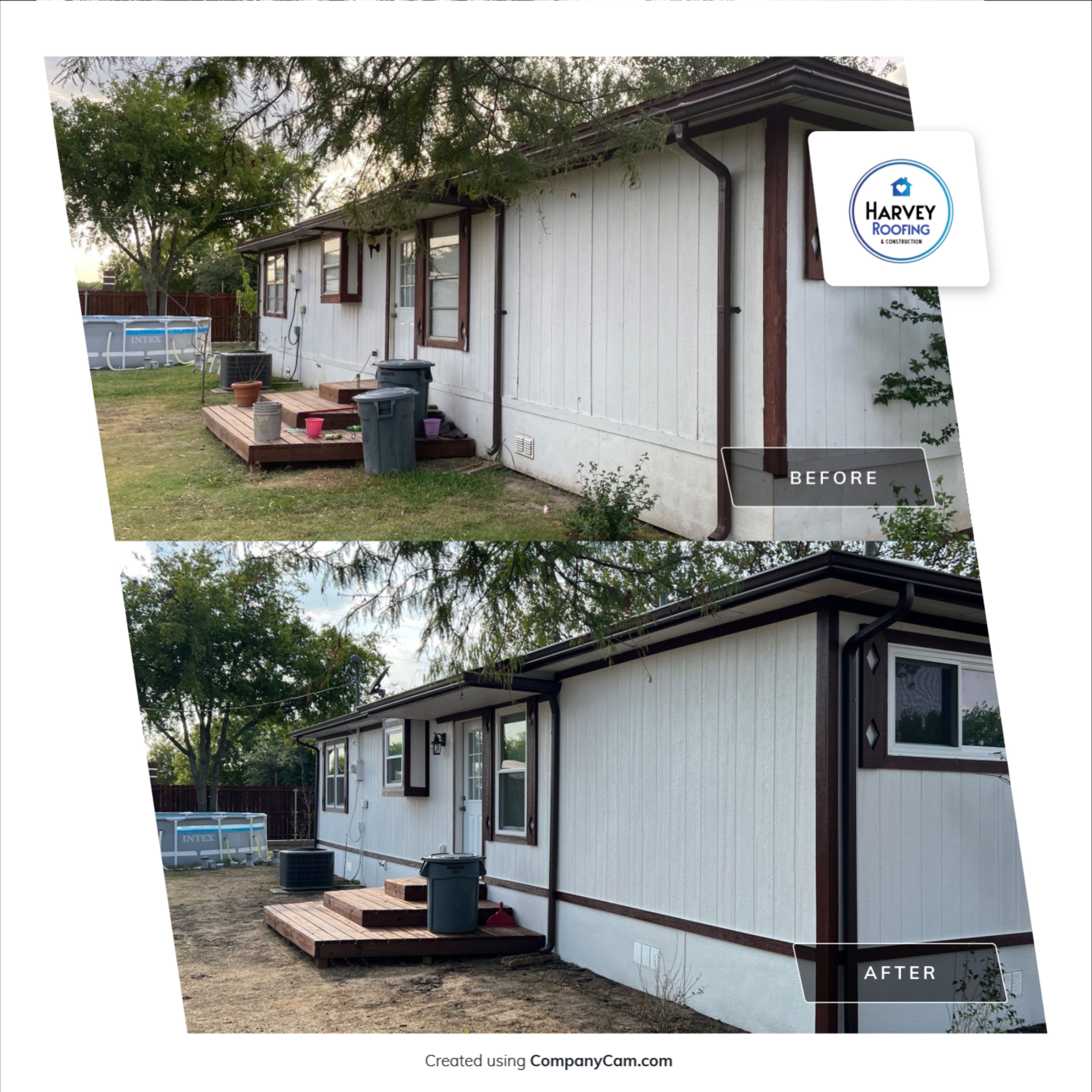 Residential Roofing Installation using Roofing Shingles by Harvey Roofing & Construction