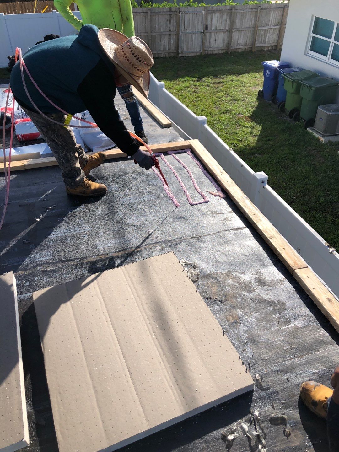 Residential Re-Roof using Polyglass Self-Adhered Flat Deck by First Due Roofing