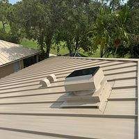 24ga 1.5" Snap-Lock Sierra Tan by Total Roofing System The Metal Roof Experts