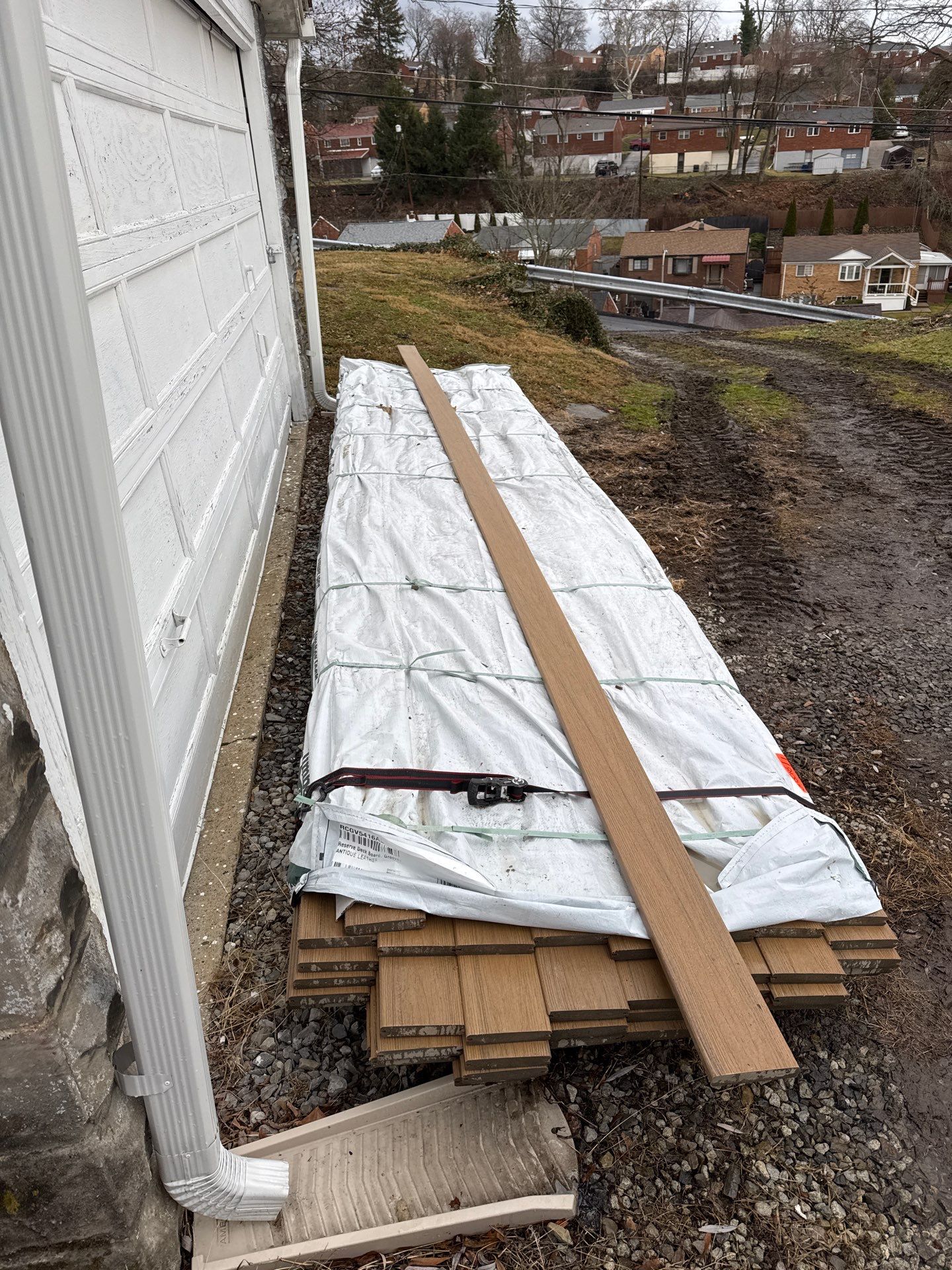 Deck and door by Cousins Roofing Siding & Decks