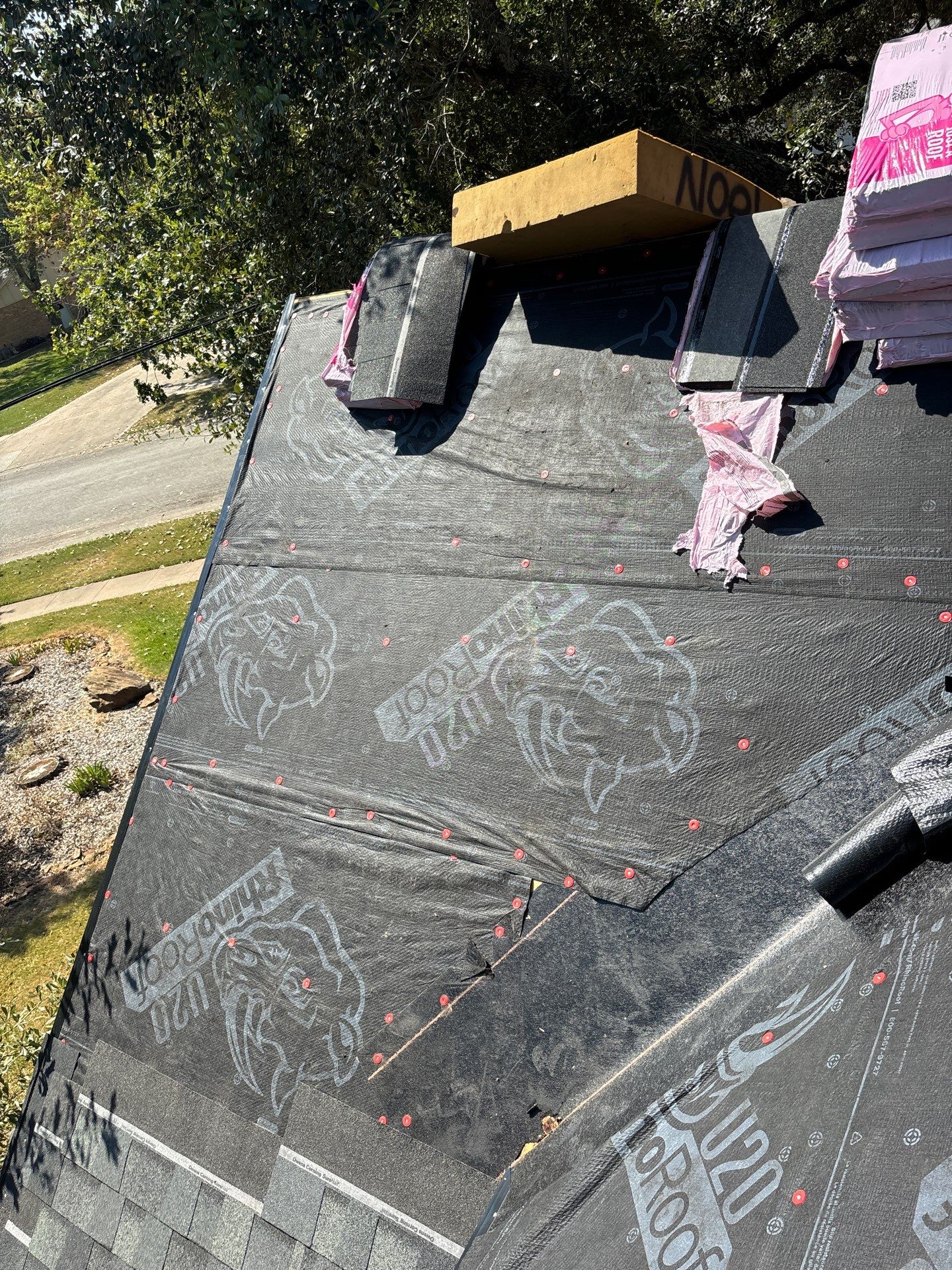 Residential Roofing Installation using Owen's Corning Duration (Lifetime) Shingles by Roof Repair Company