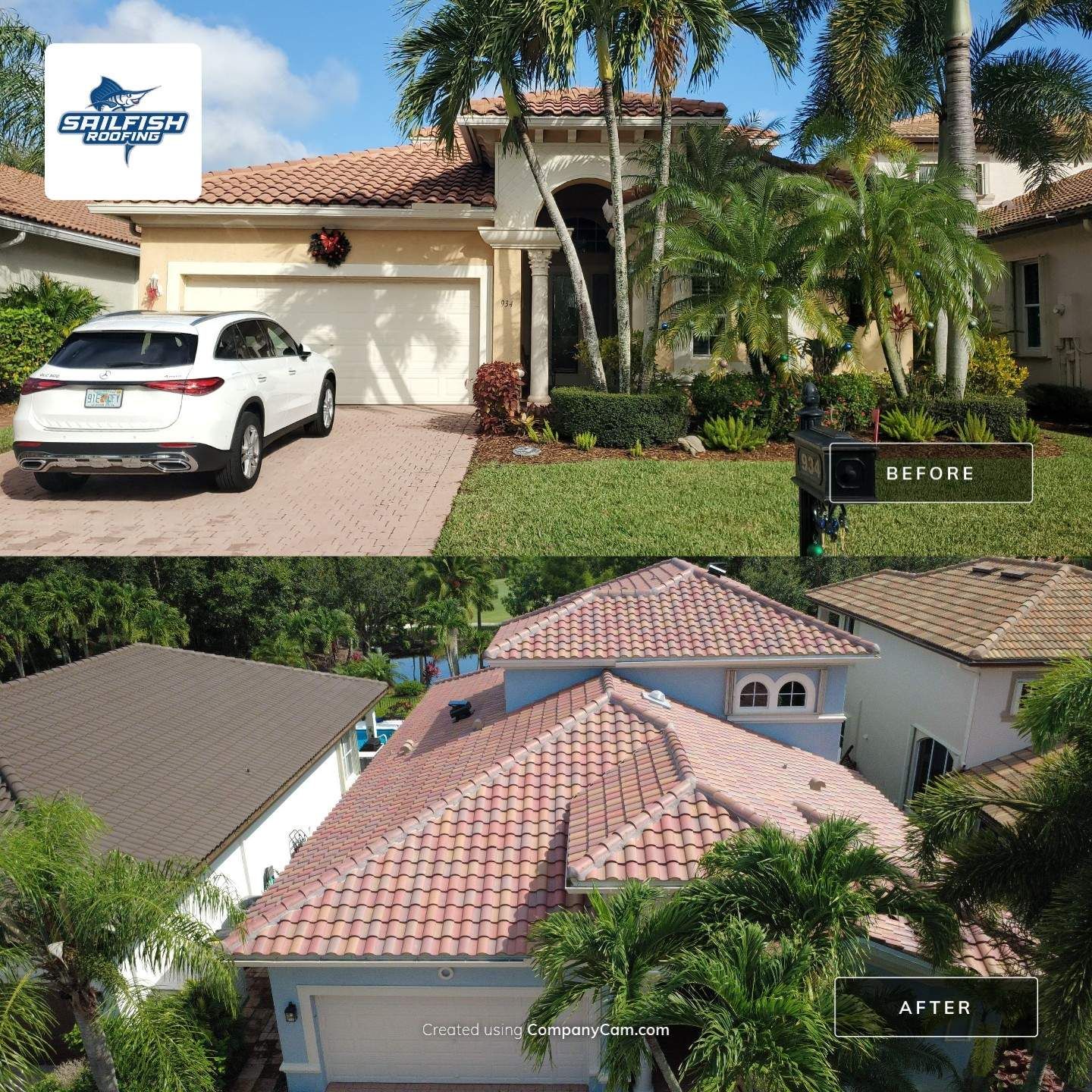 Concrete Tile Roof Replacement by Sailfish Roofing