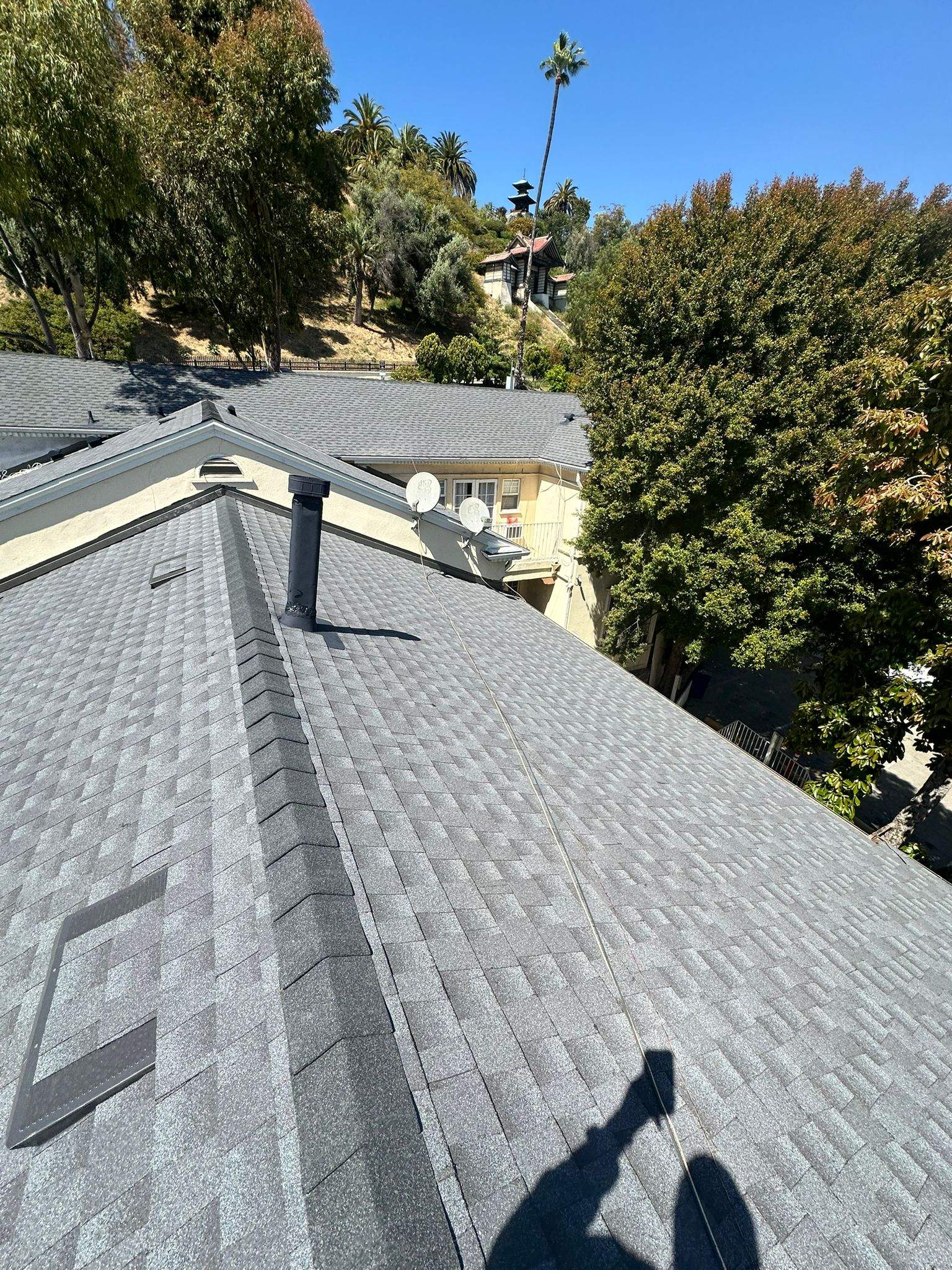 Roof Replacement at the Magic Castle Hotel- Los Angeles, CA 90028 by Epic Roof Replacement
