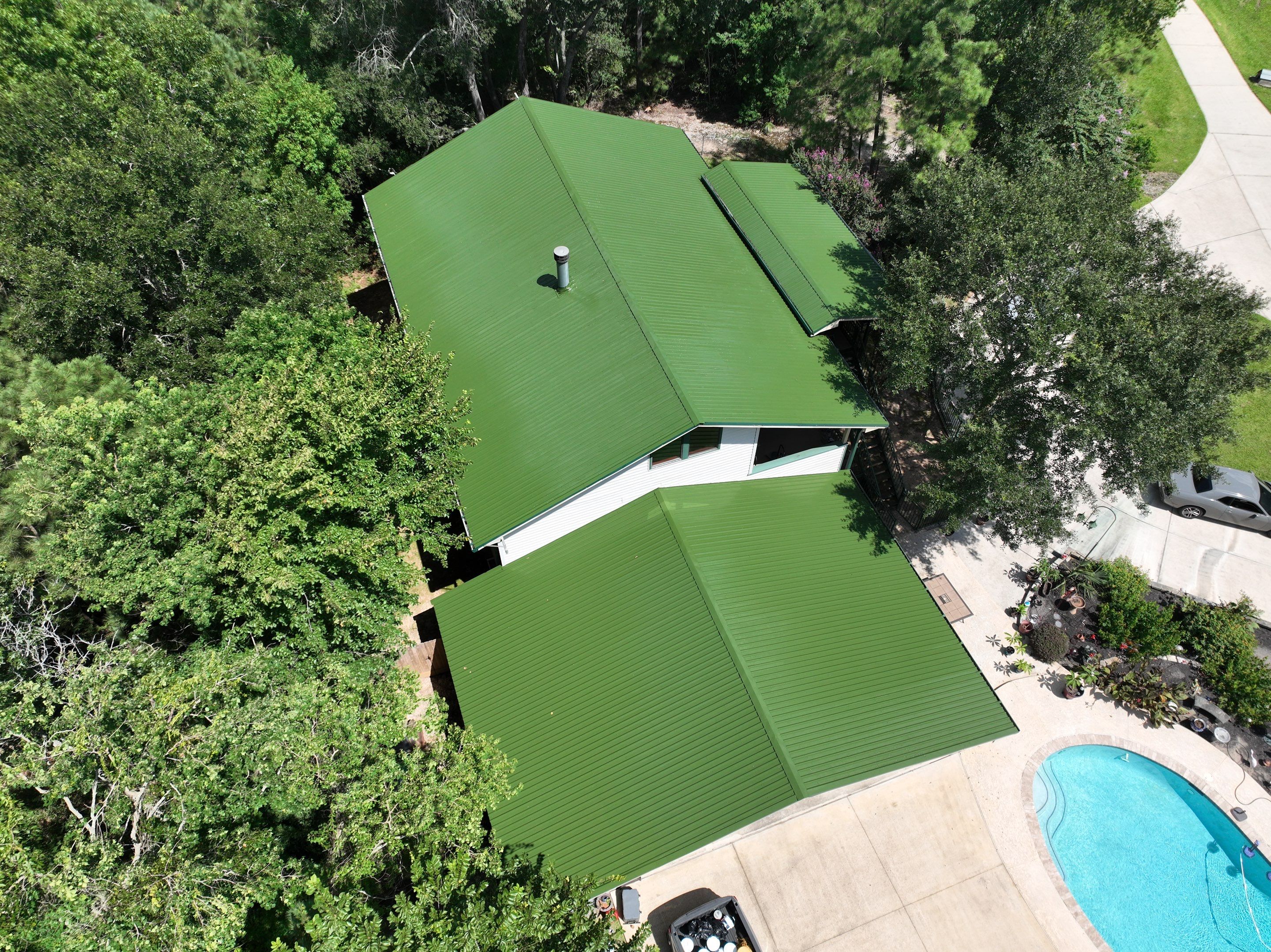 Metal Roof Coating by Roof Concepts Construction