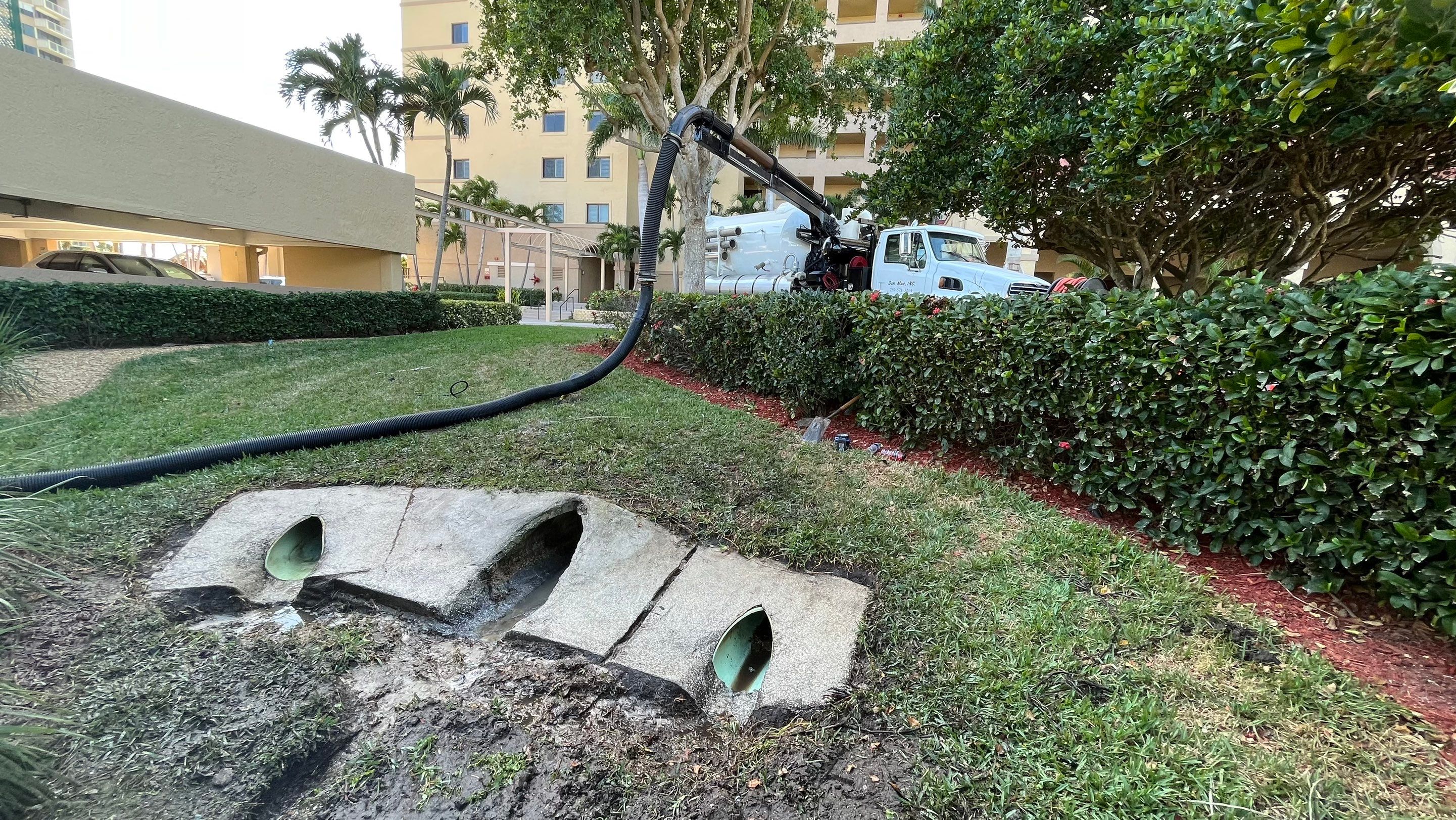 Condo Storm Water System Maintenance and Repairs by Don Mar, Inc. Storm Water Solutions