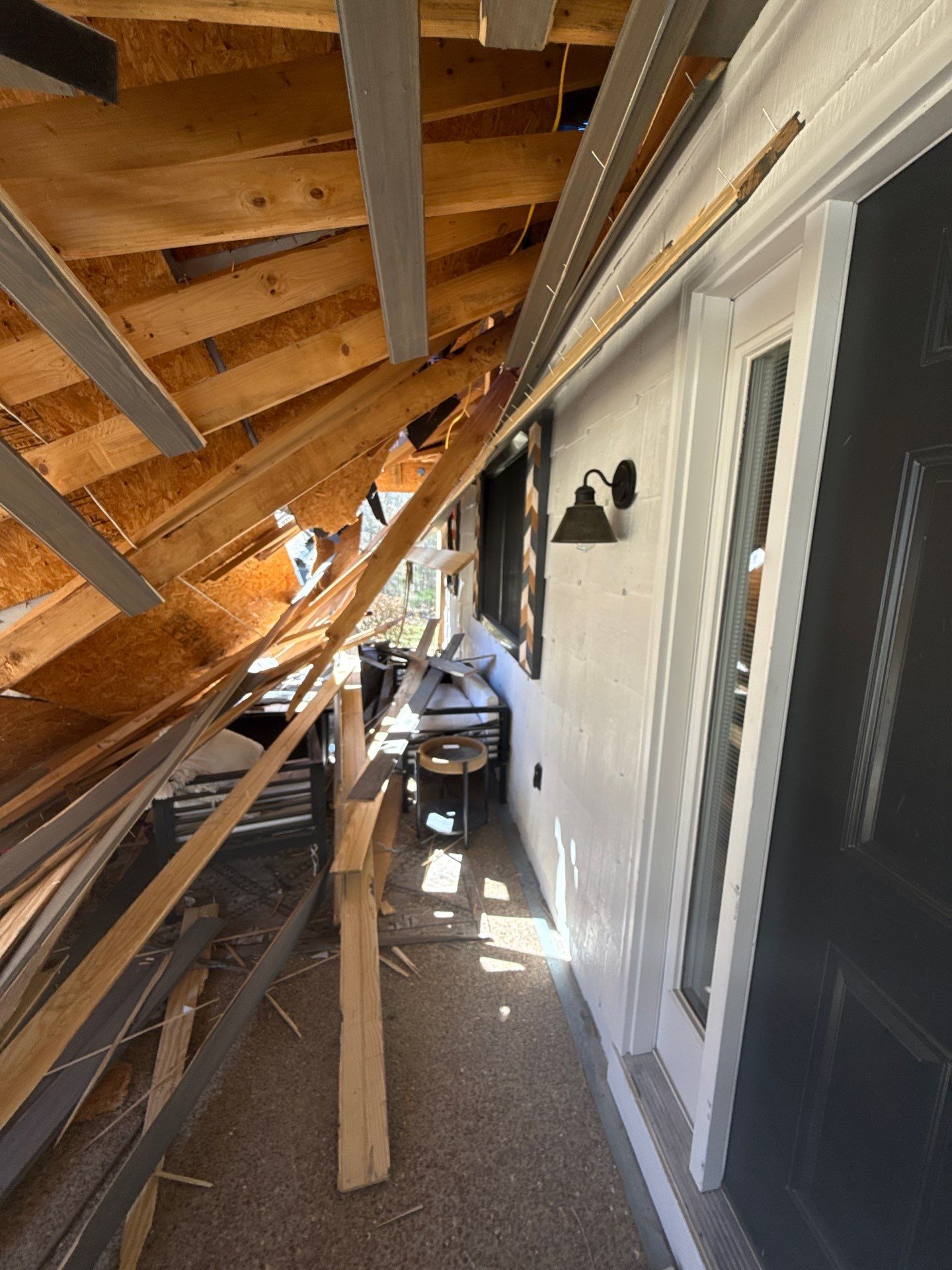 Structural Roof Restoration and Porch Repair in Hernando MS by Revival Roofing Services