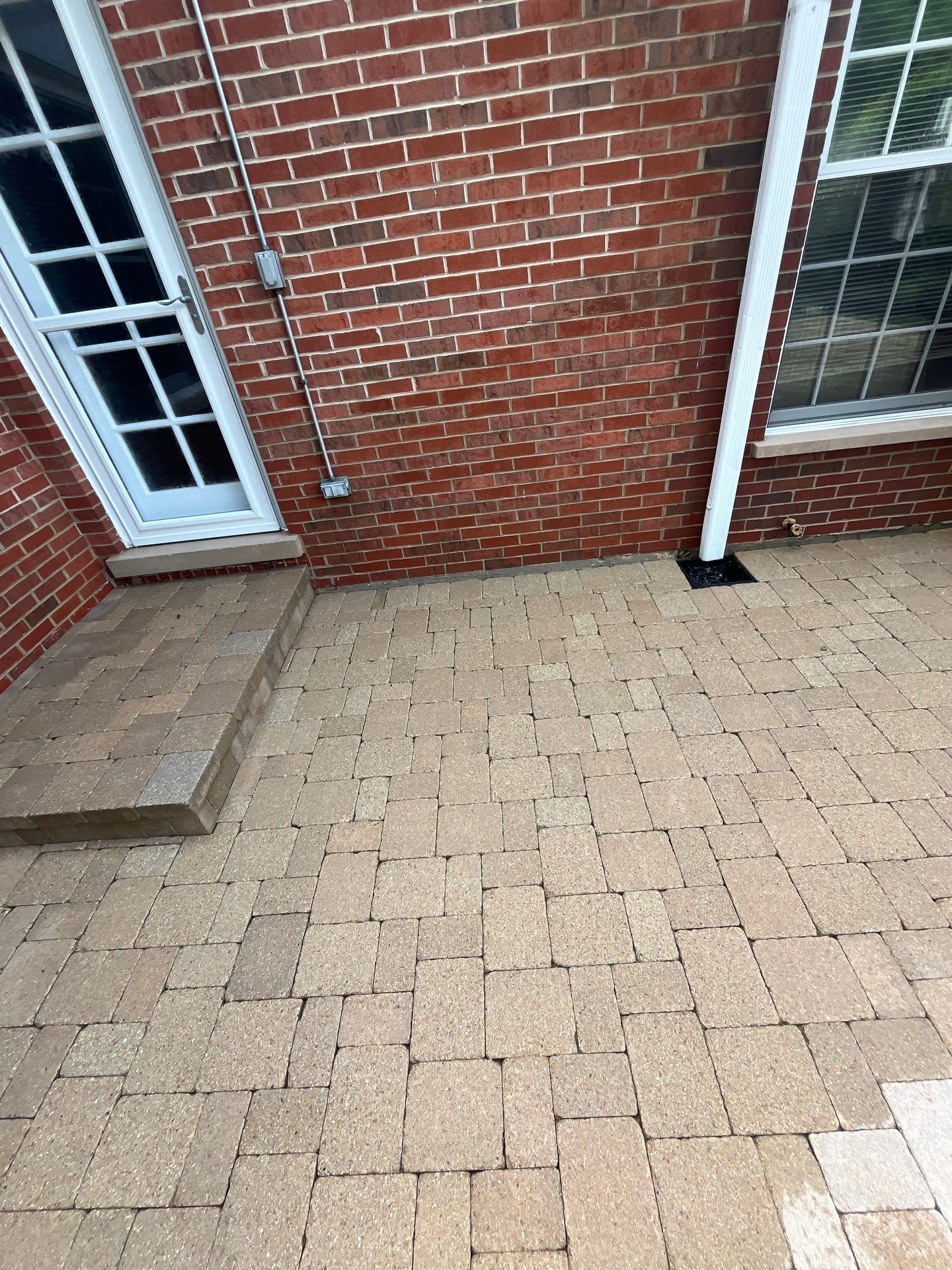 Brick paver clean, sand and seal.  using Surebond SB-1300 by Northern Power Washing LLC.