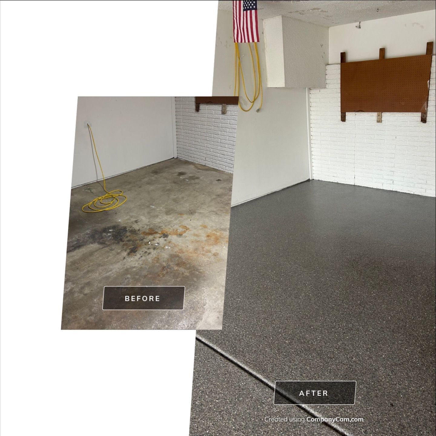 1970's Garage Transformation by Goat Coatings