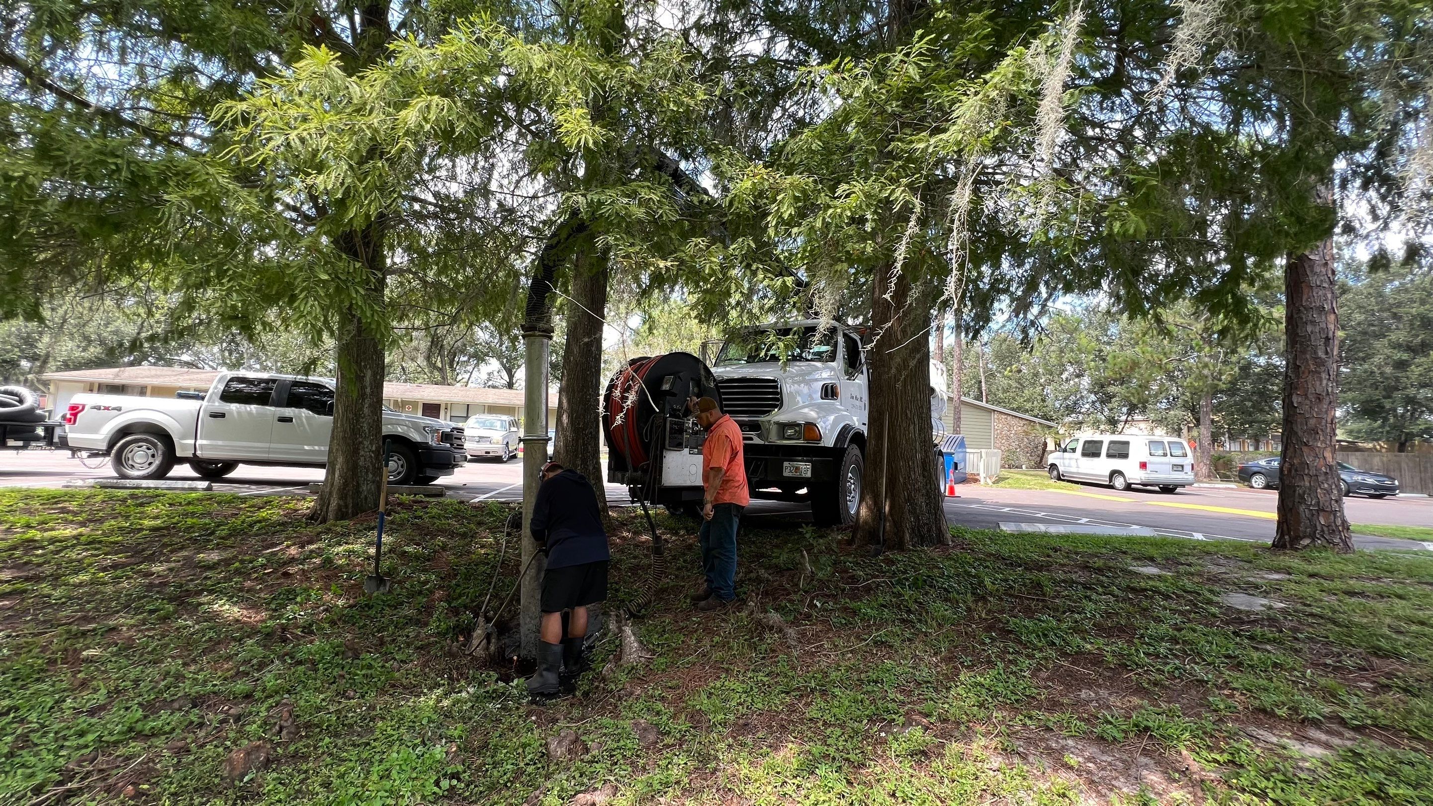 Apartment Complex Storm Water System Cleaning and Maintenance by APS Power & Water