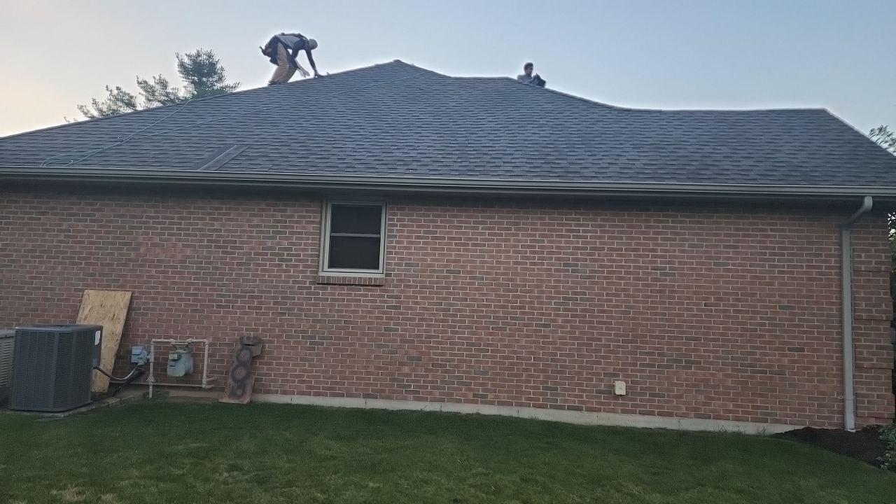 Residential Roofing Installation using GAF Timberline HDZ Weathered Wood by Nitro Roofing and Construction