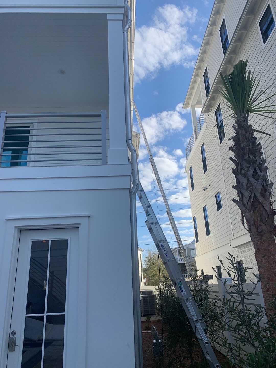 Half-Round Gutters in Galvalume Color in Santa Rosa Beach FL by Gutter Professors