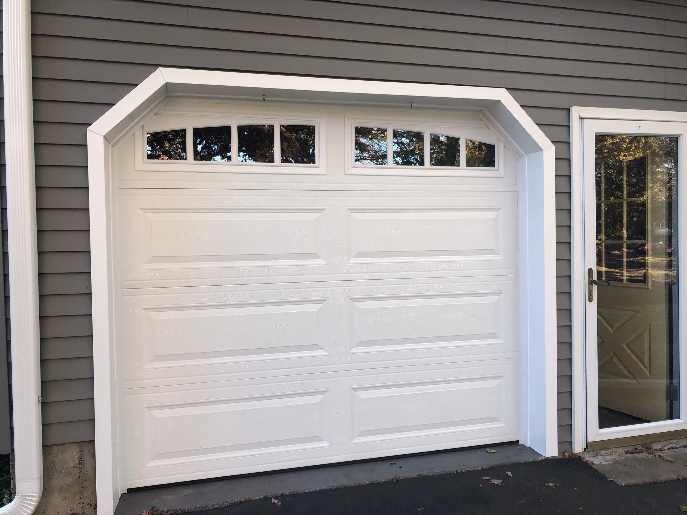 New Garage Door Installation by DiGiorgi Roofing and Siding Inc