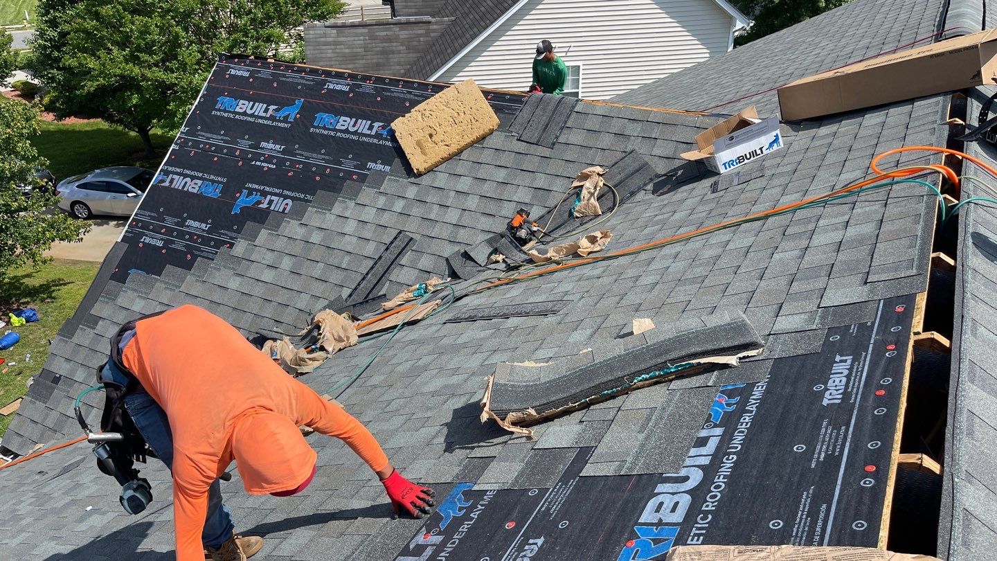 Roof replacement by hail and wind damage by Just Brilliant Restoration JBR