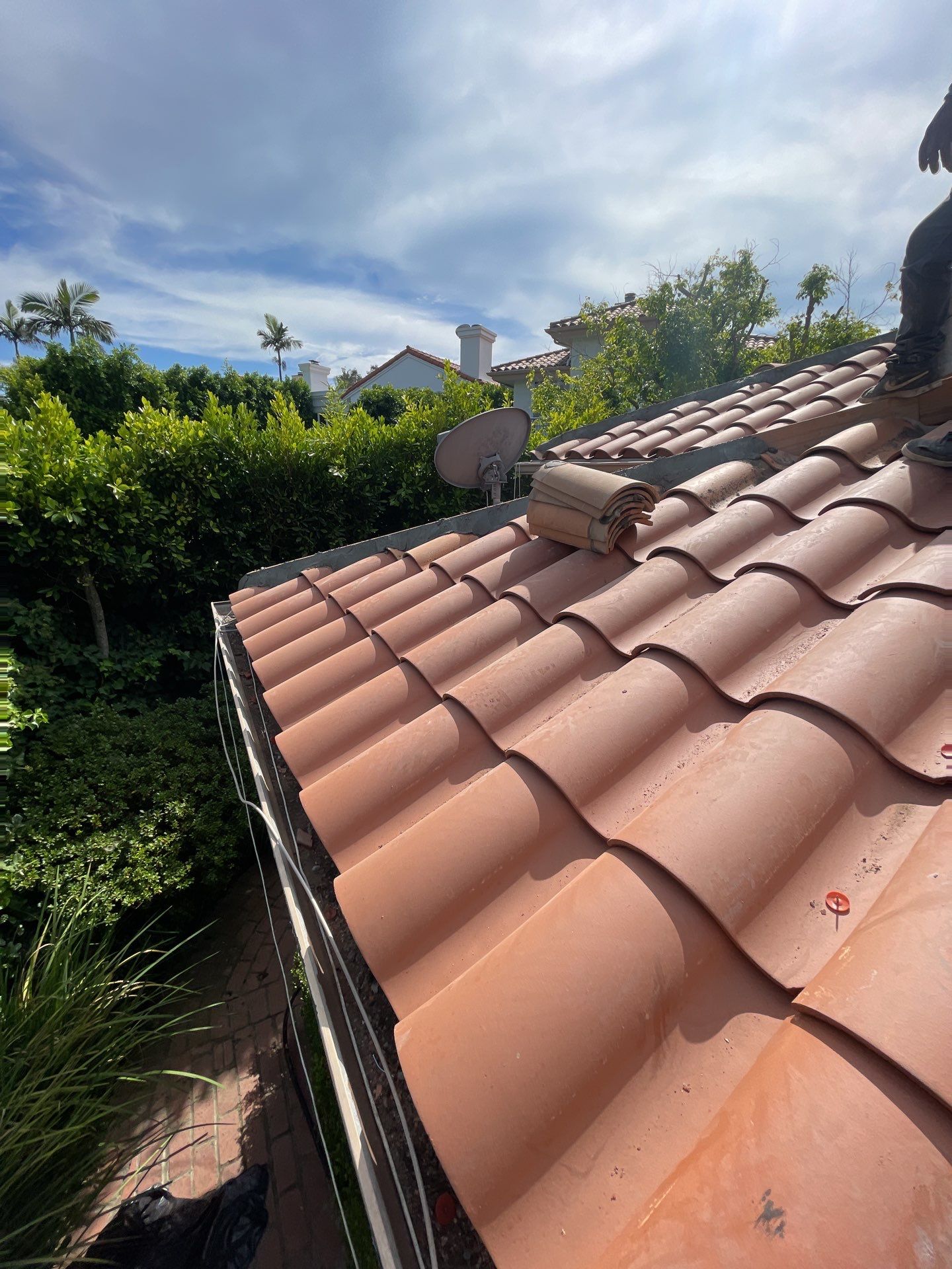Tile Reset Project- Los Angeles CA 90049 by Epic Roof Replacement