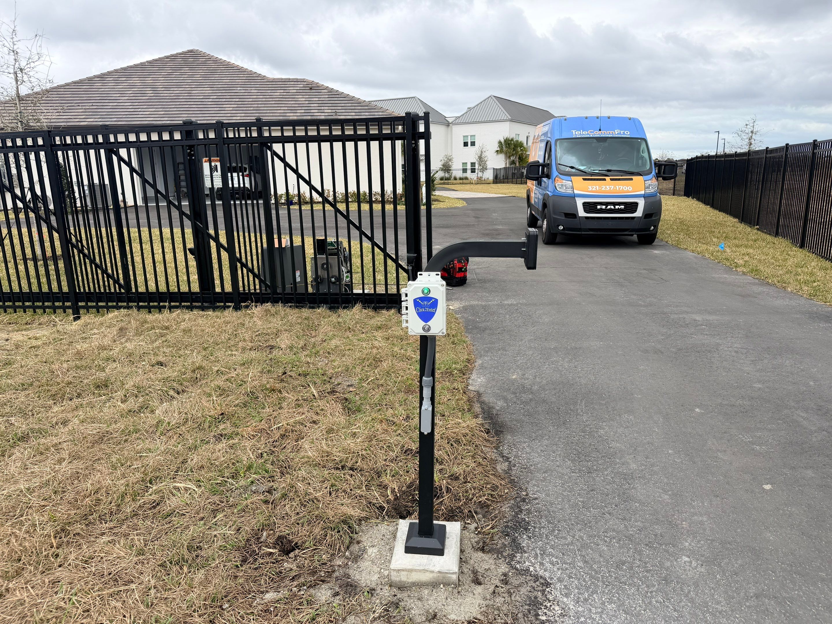 Slide Gate Operator Installation with MAX Control Board – Melbourne, FL by TeleCommPro