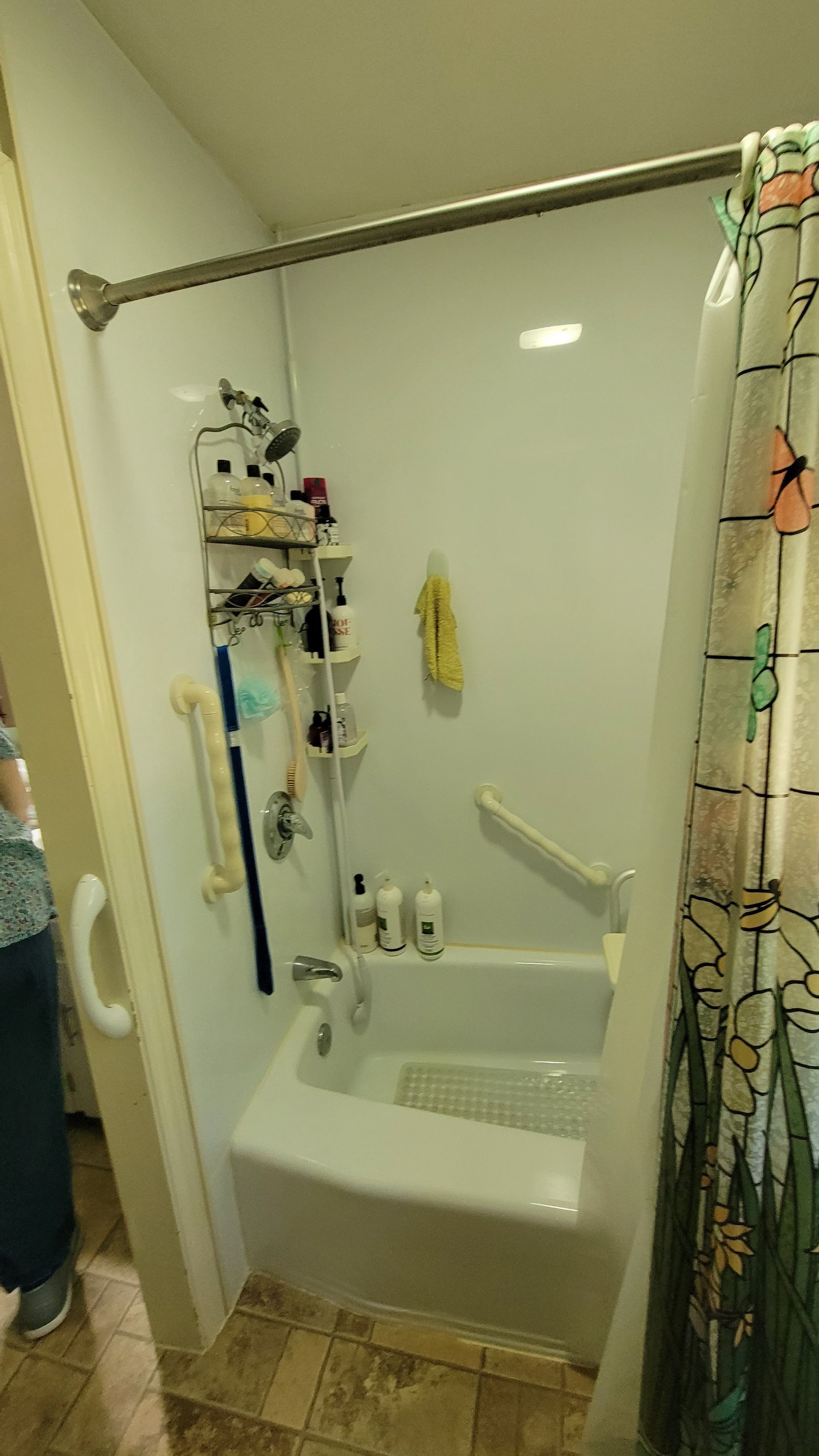 Tub to Walk-In Shower Installation in Belchertown, MA  by Yankee Home Improvement