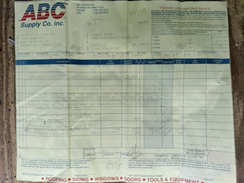 Residential Roofing Installation using Owens Corning Quary Gray by Inspector Roofing and Restoration