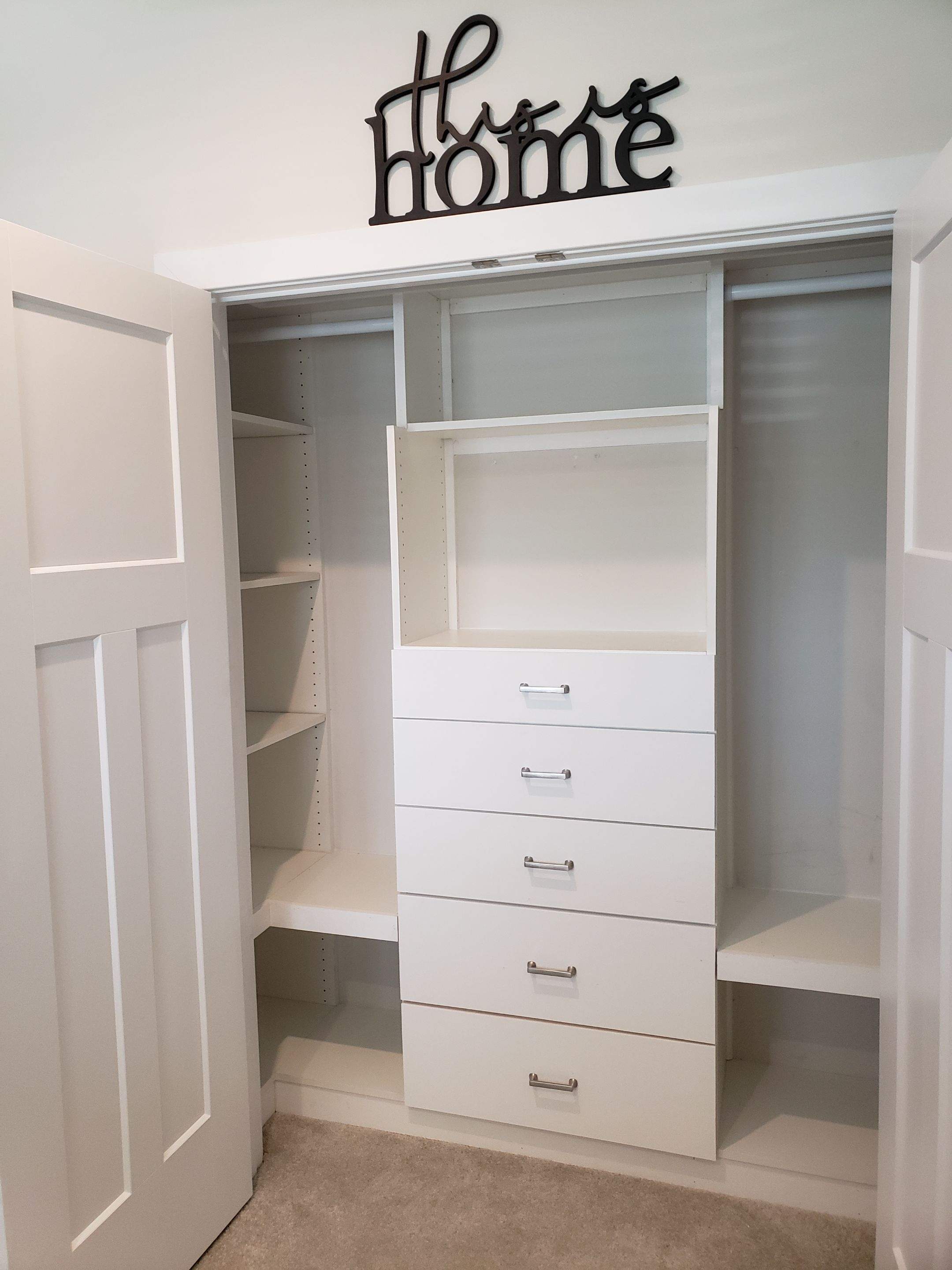 Custom Closet Build Out by A Step Above Handy LLC 