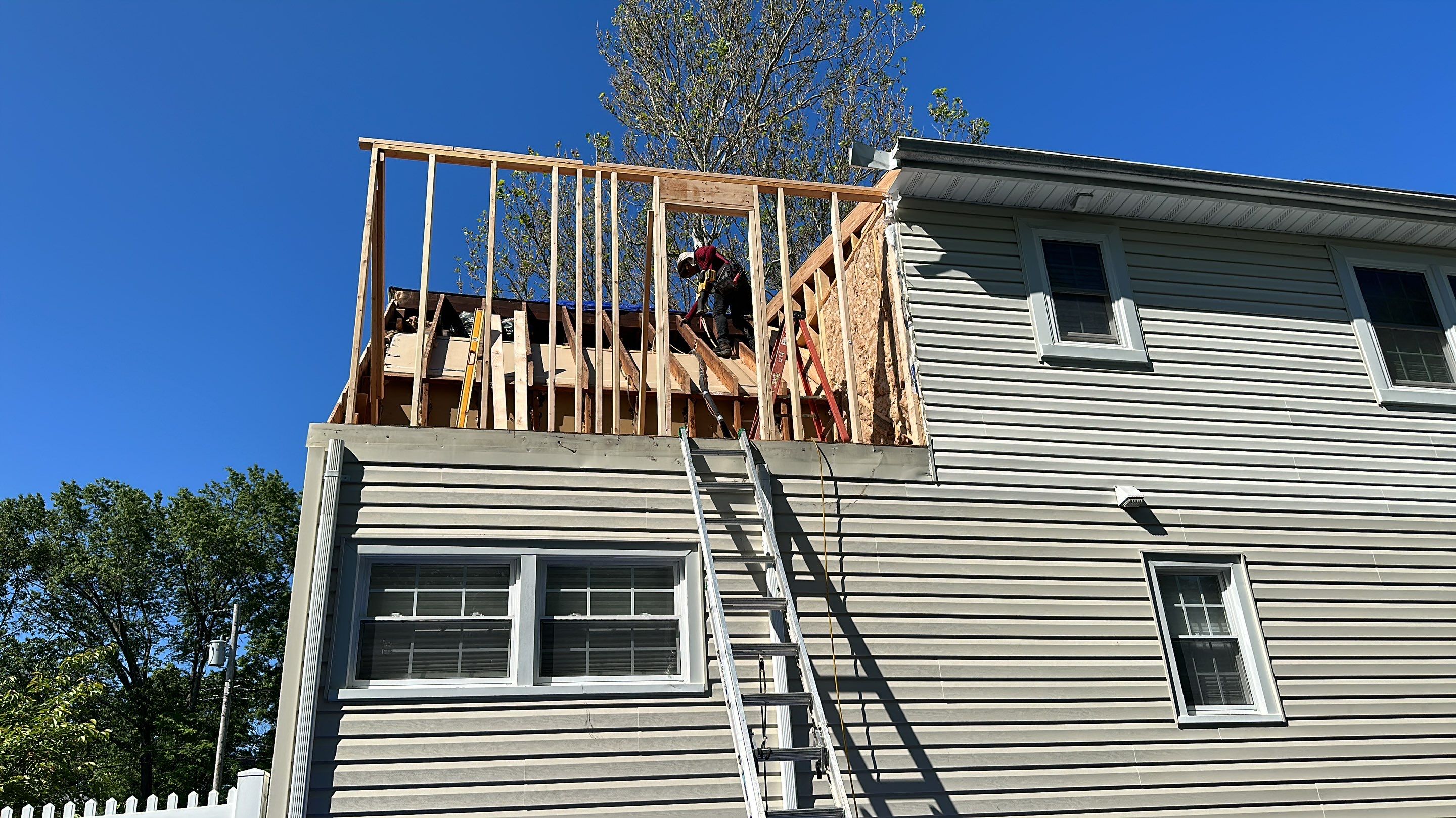 Bathroom Addition using Wood by Home Concepts Construction