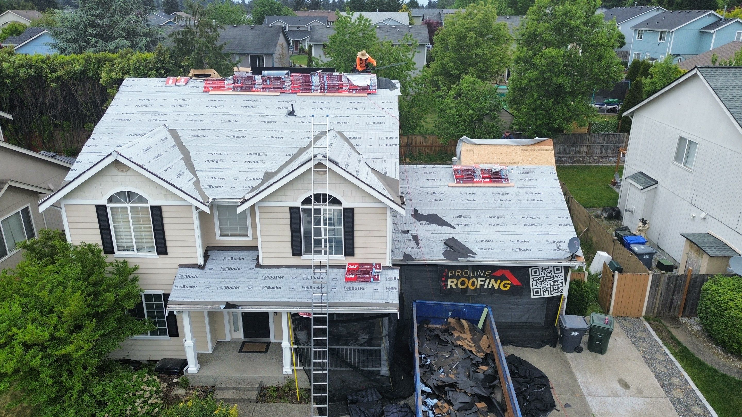 GAF Timberline NS, Charcoal  by Proline Roofing & Restoration LLC