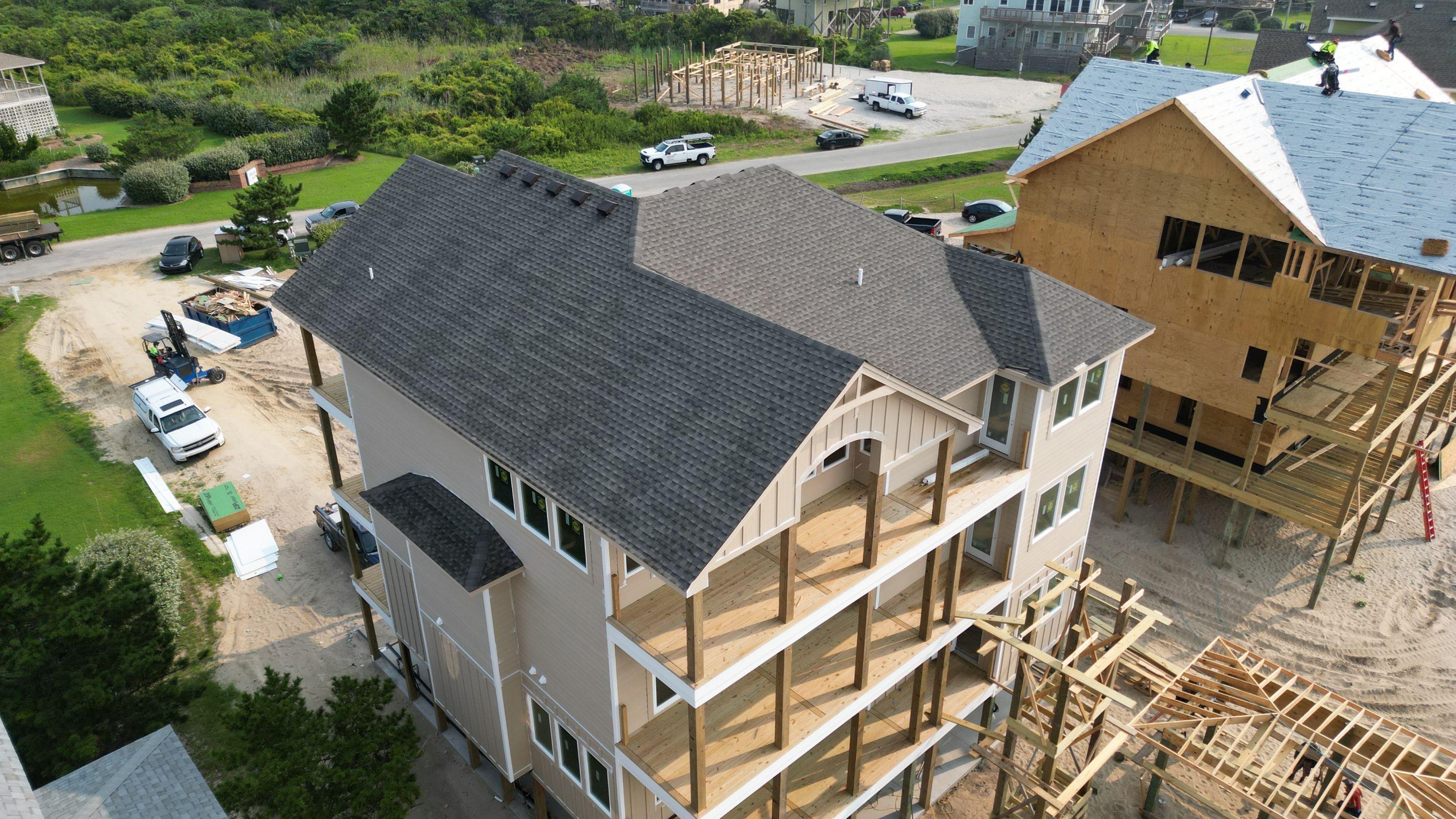 Residential Roofing Installation using Timberline HDZ in Hatteras NC by Gallop Roofing & Remodeling, Inc.