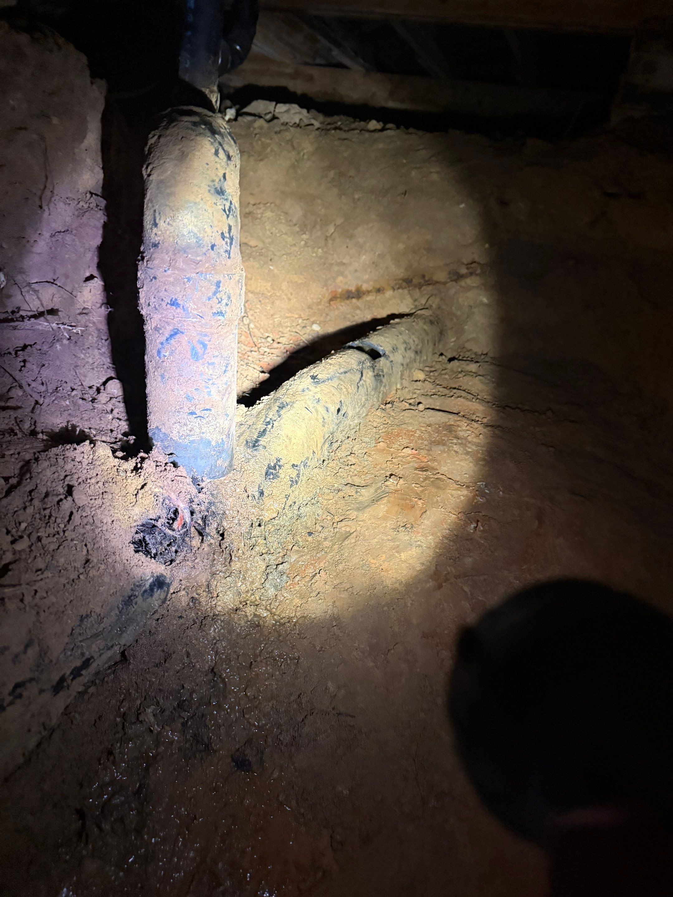 Drain Repipe Project in Mt Vernon by Rub-A-Dub Plumbing