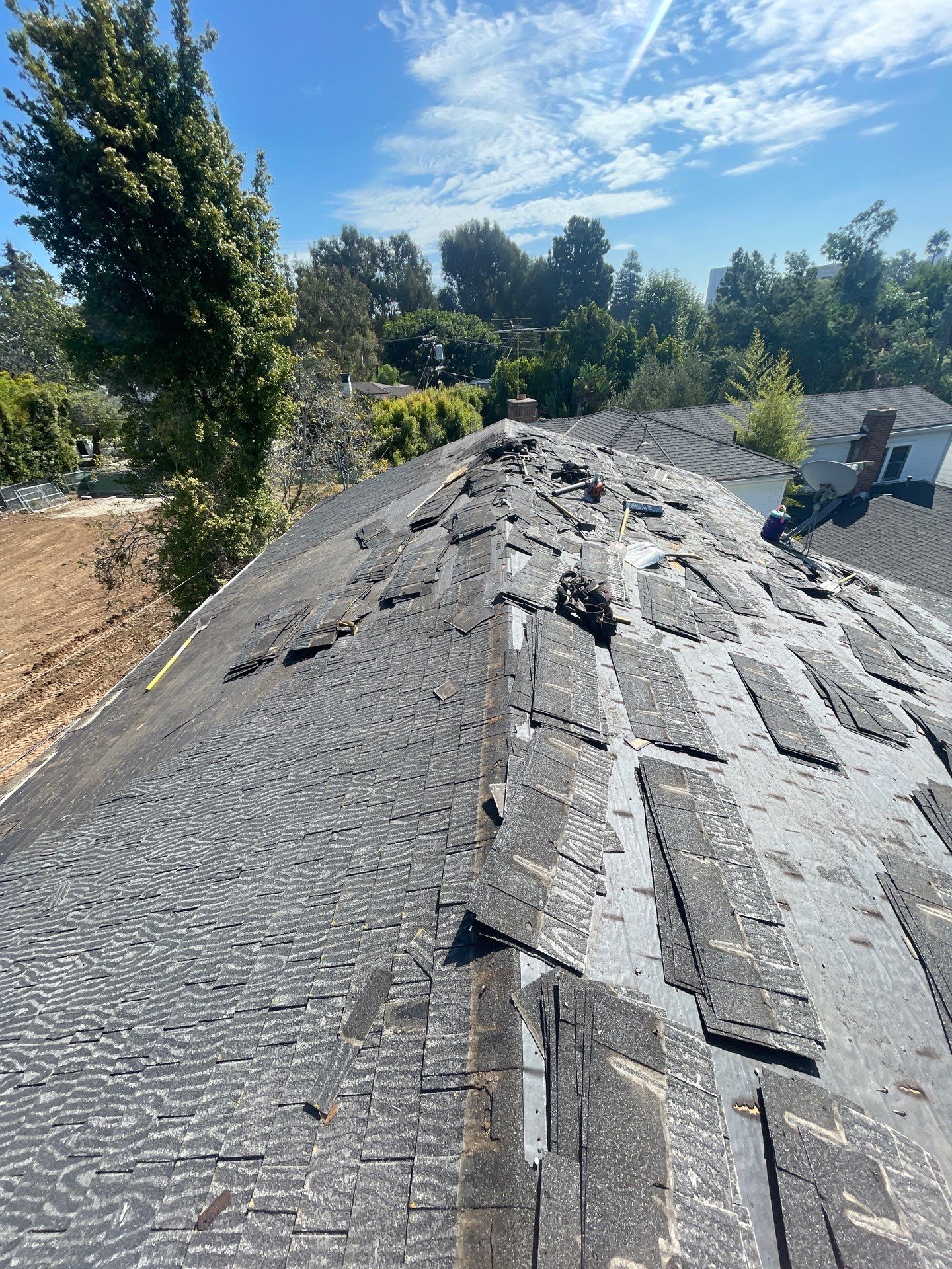 Residential Reroof in Brentwood by Hull Brothers Roofing