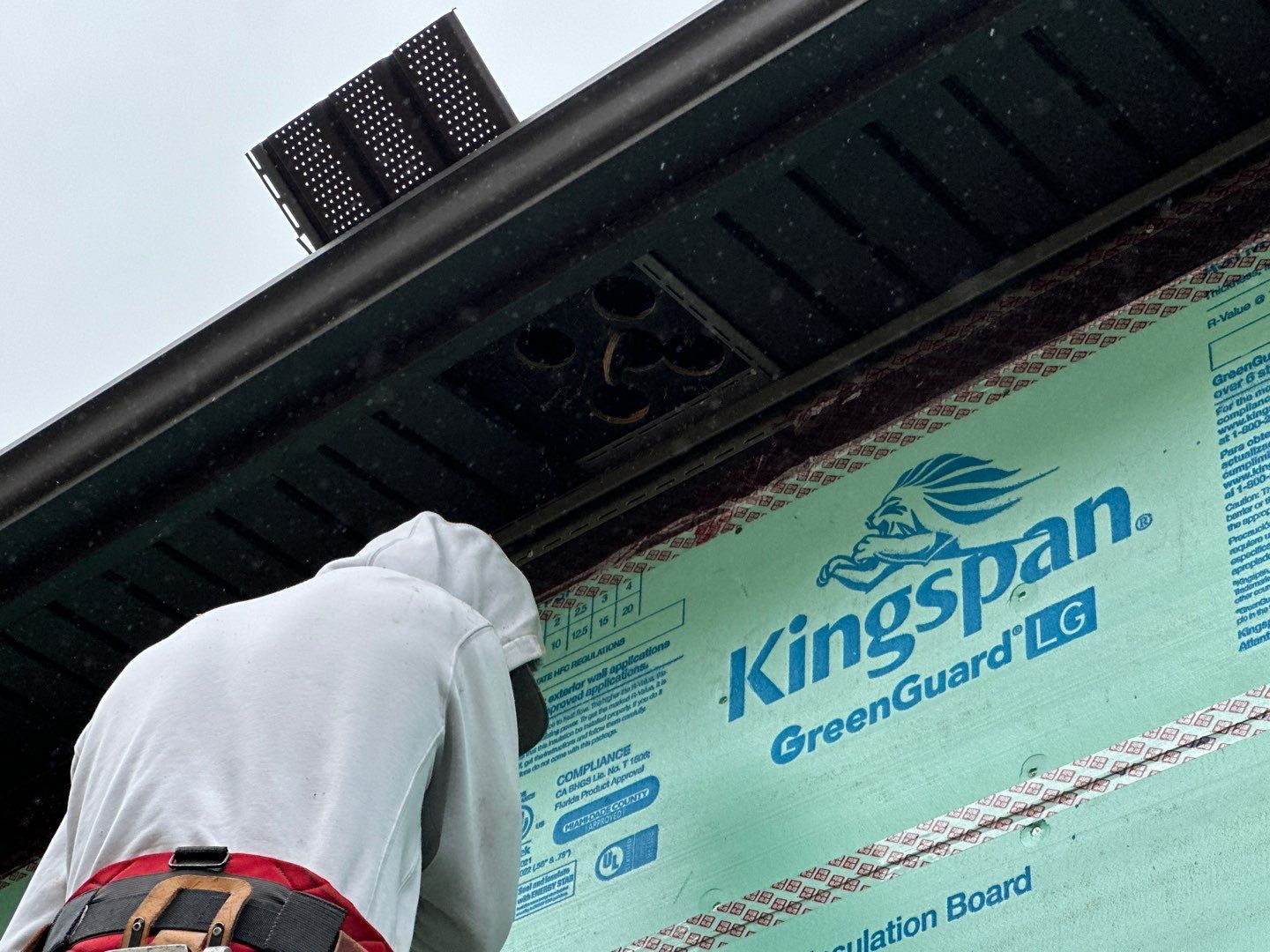 Siding Installation using Ascend 7" Composite Flagship Brown by 180 Contractors
