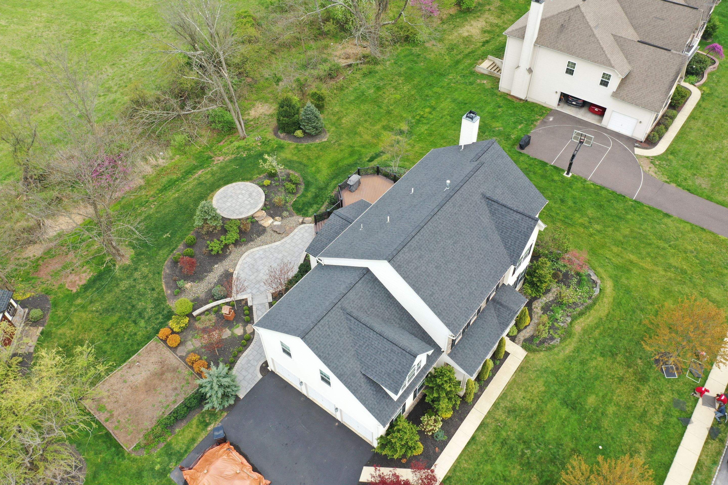 Roofing Installation using CertainTeed Landmark - Moire Black by Storm Guard of Ches-Mont PA