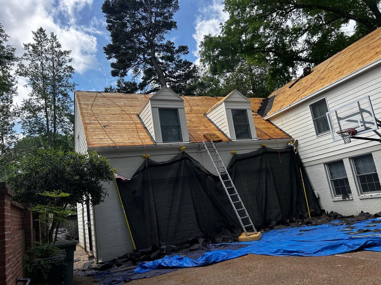 Residential Roof Replacement in East Memphis by Revival Roofing Services