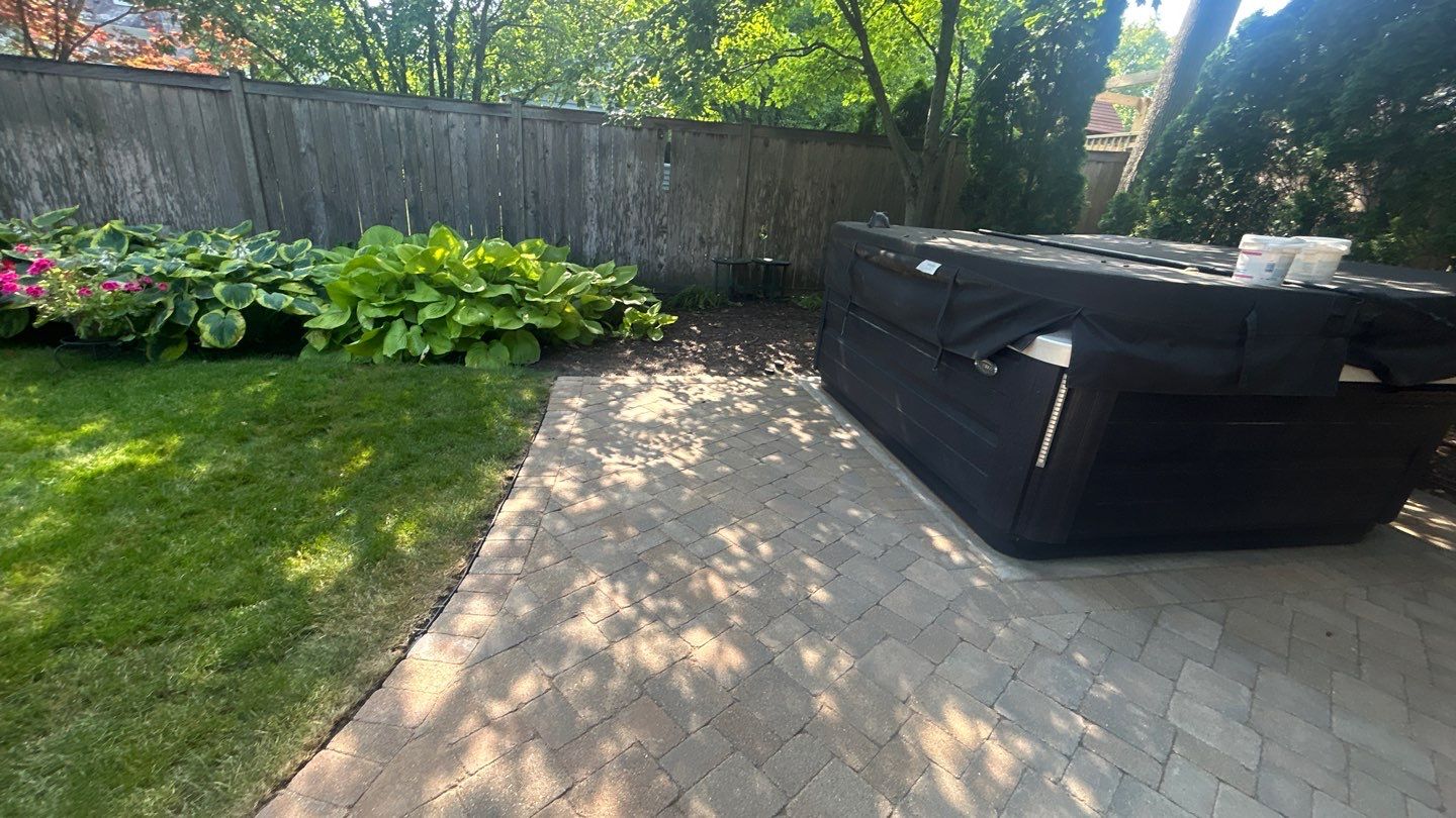 Brick paver clean, sand and seal.  using surebond SB-8700 by Northern Power Washing LLC.