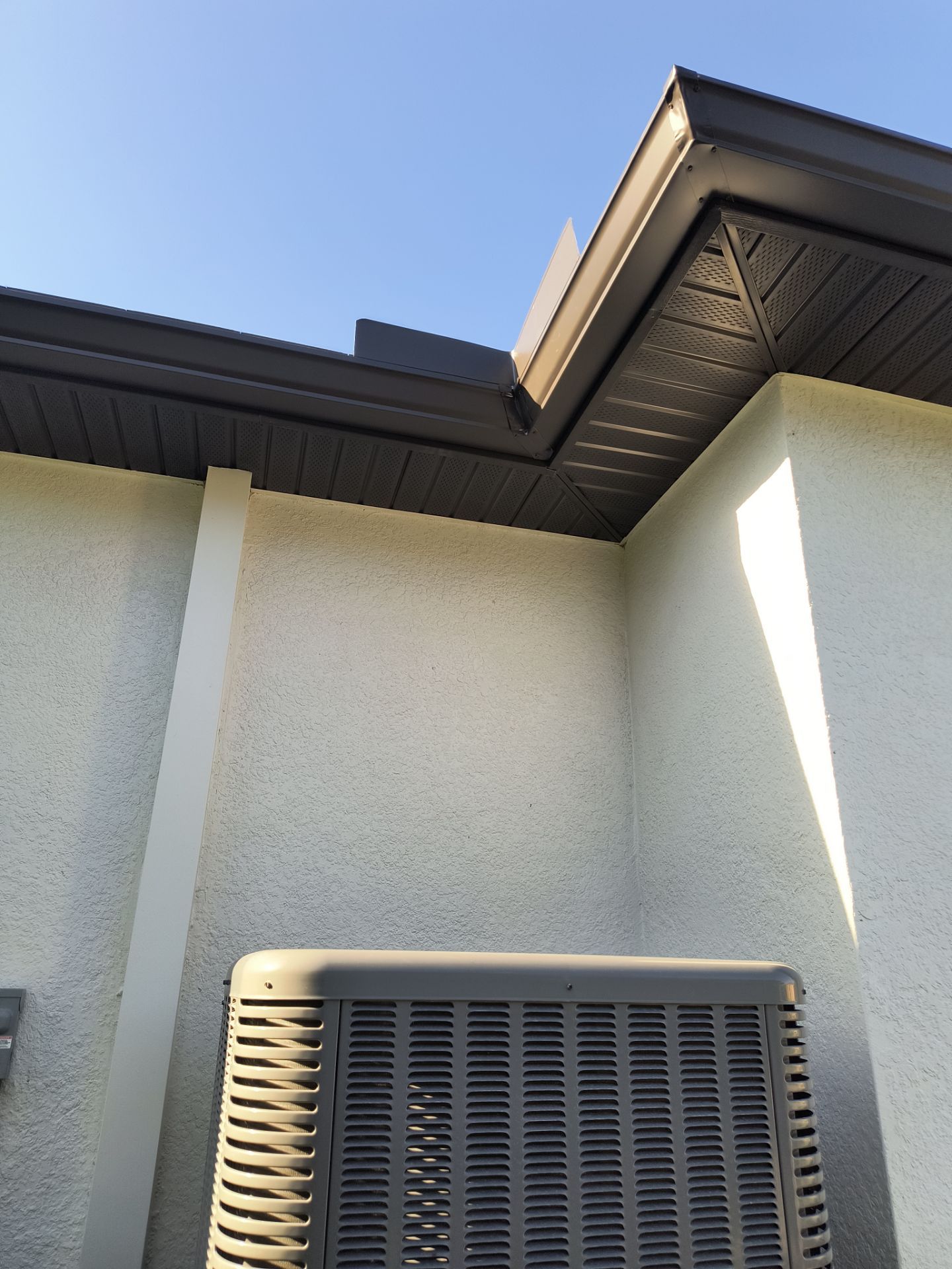 Dark Bronze 7-Inch Gutter Installation in Cape Coral FL by Gutter Professors