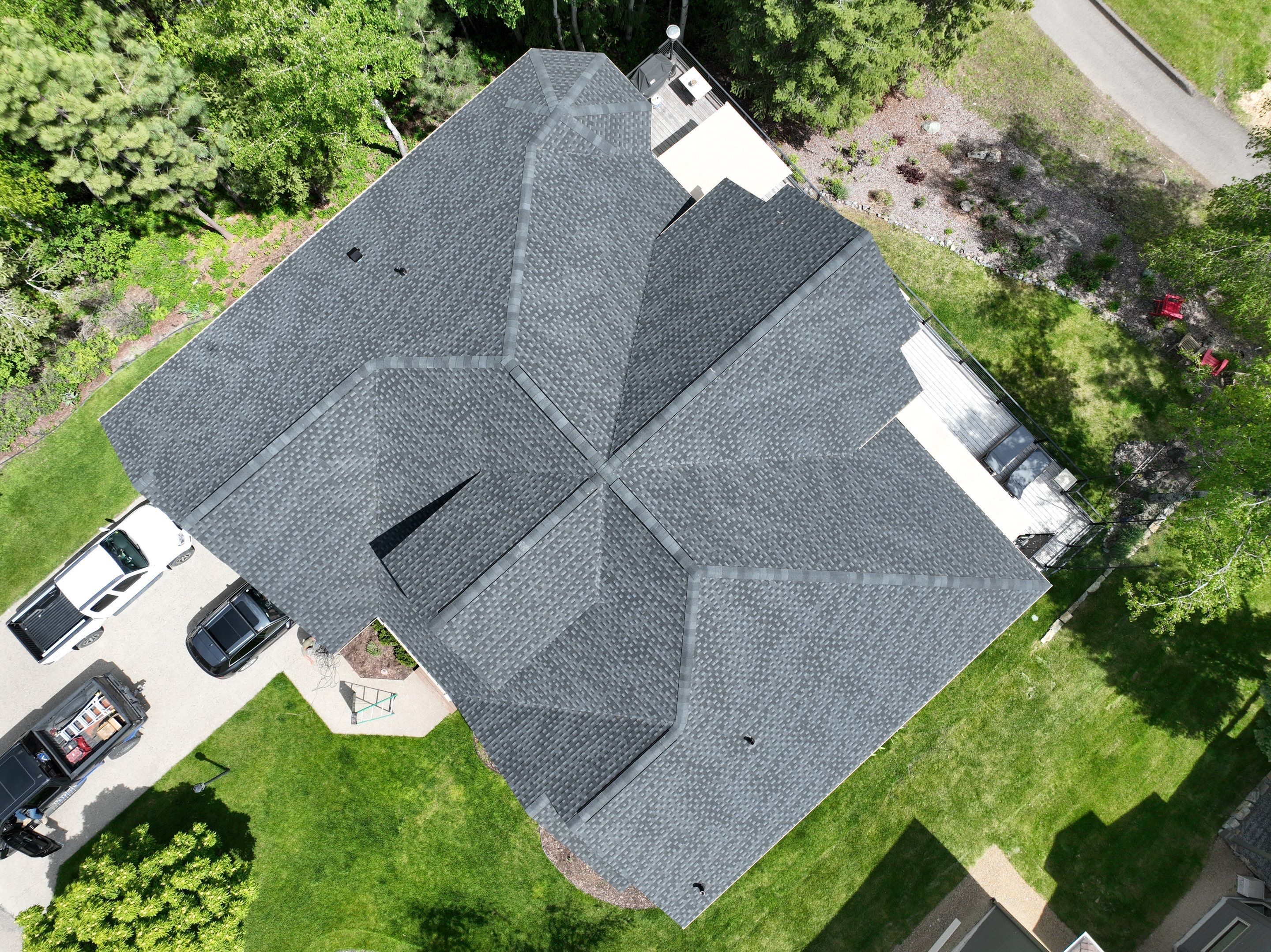 GAF HDZ Charcoal Roof Replacement  by Montana Roofing Solutions