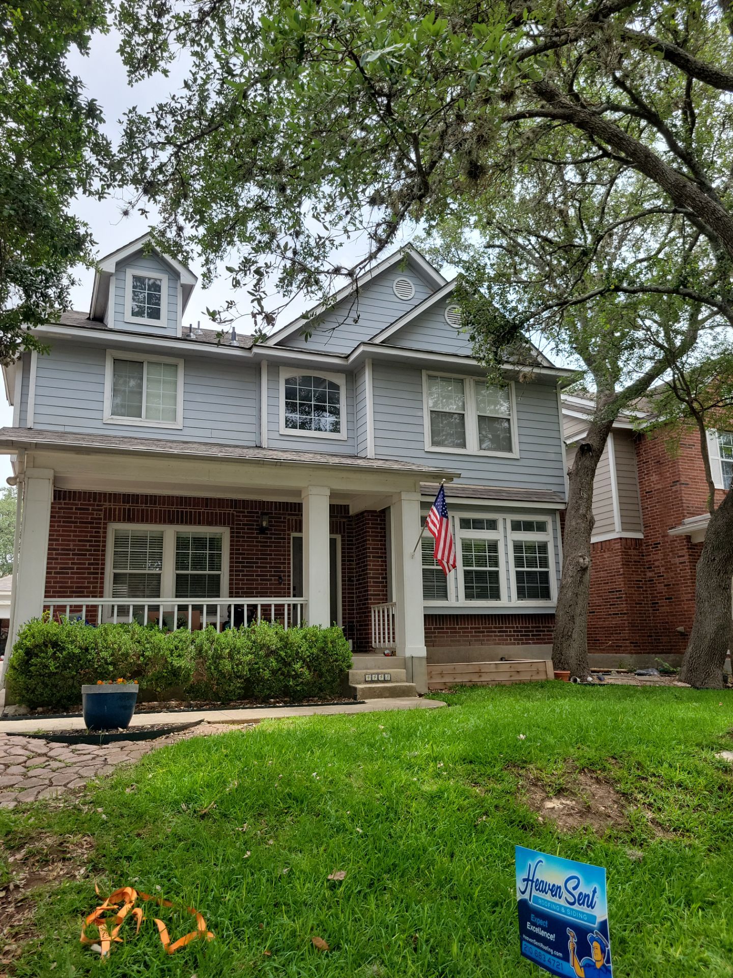 Complete Residential Roof Replacement and Exterior Siding Repairs in San Antonio by Heaven Sent Roofing, LLC