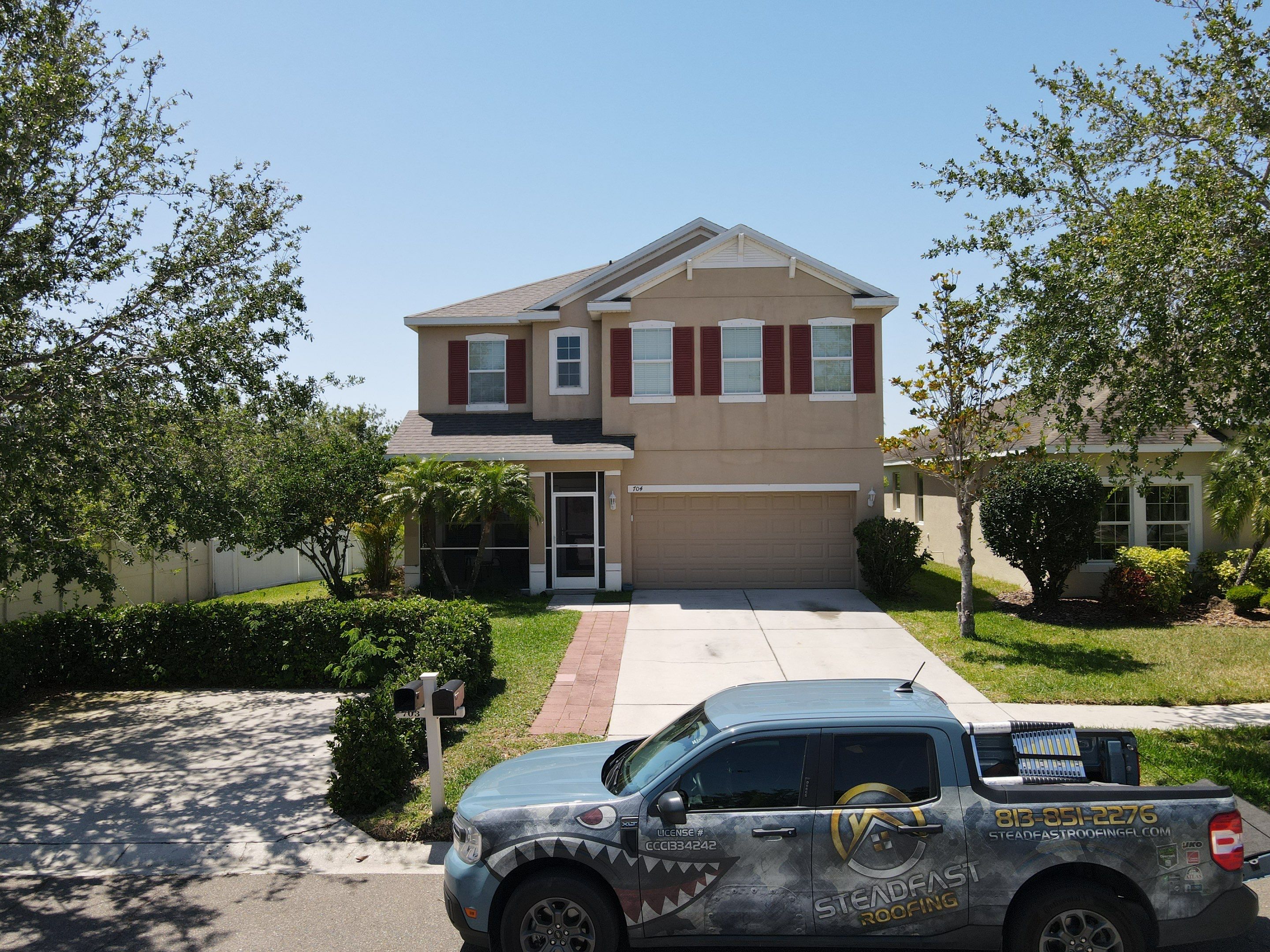 Roof Replacement in Ruskin, FL. by Steadfast Roofing