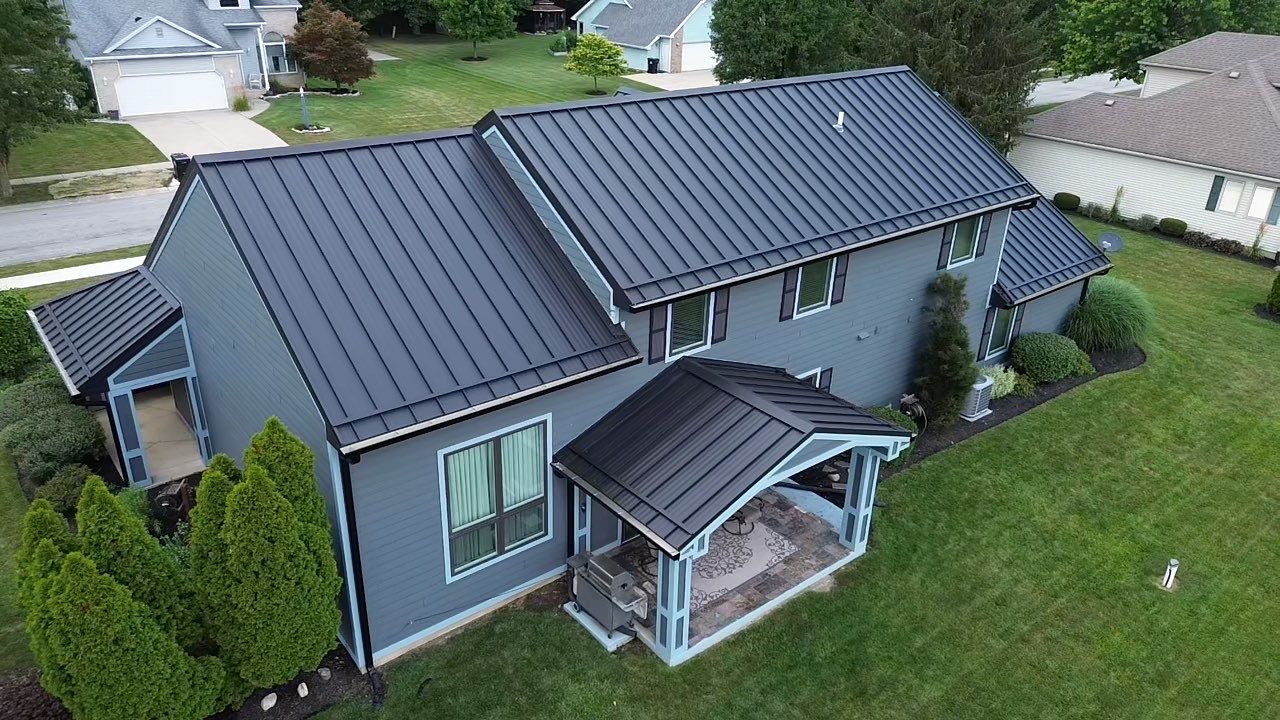 Standing Seam Project in Fort Wayne, IN by 4Ever Metal Roofing