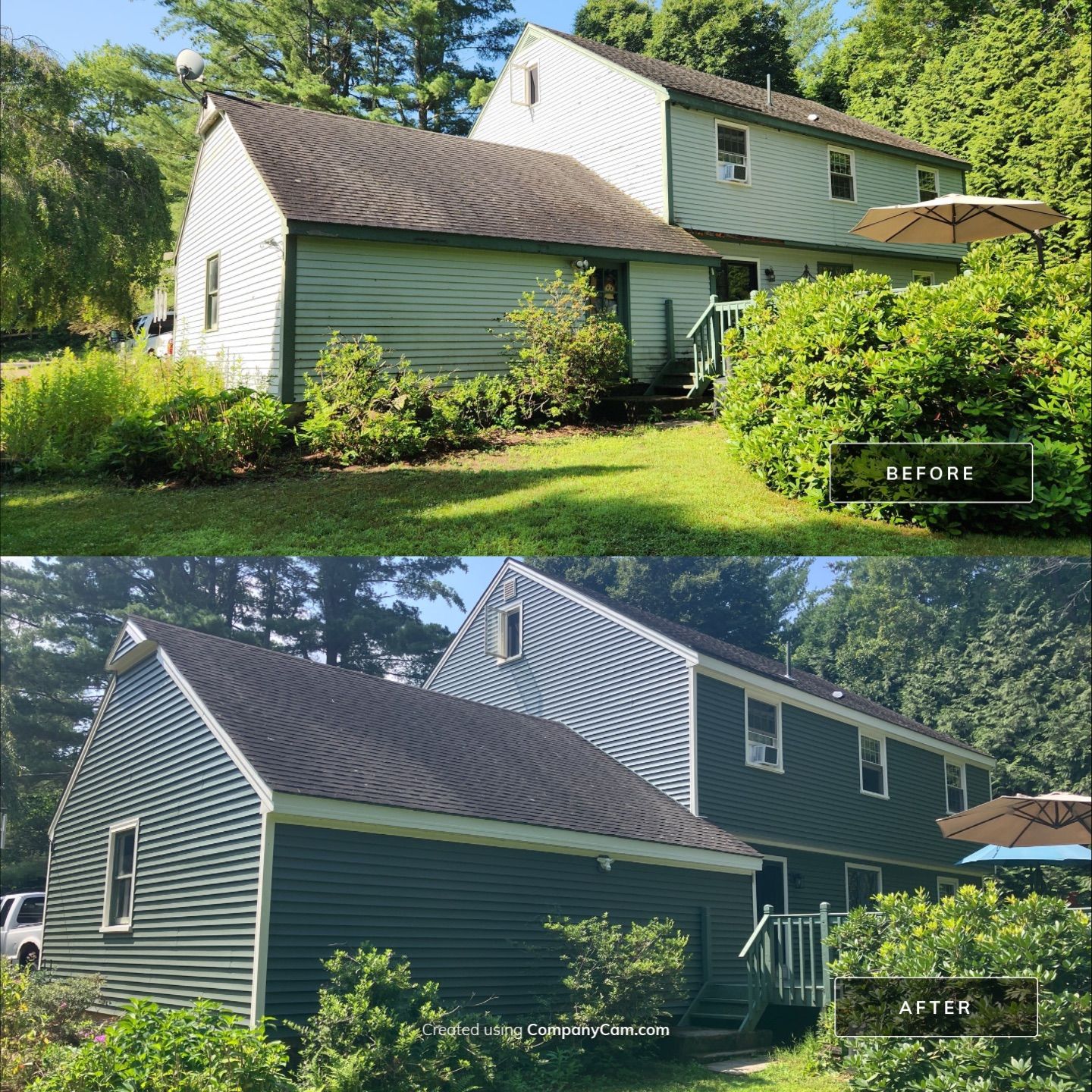 Siding using Cert. Monogram D/4 x 12'6" Clapboard, Forest by DiGiorgi Roofing and Siding Inc