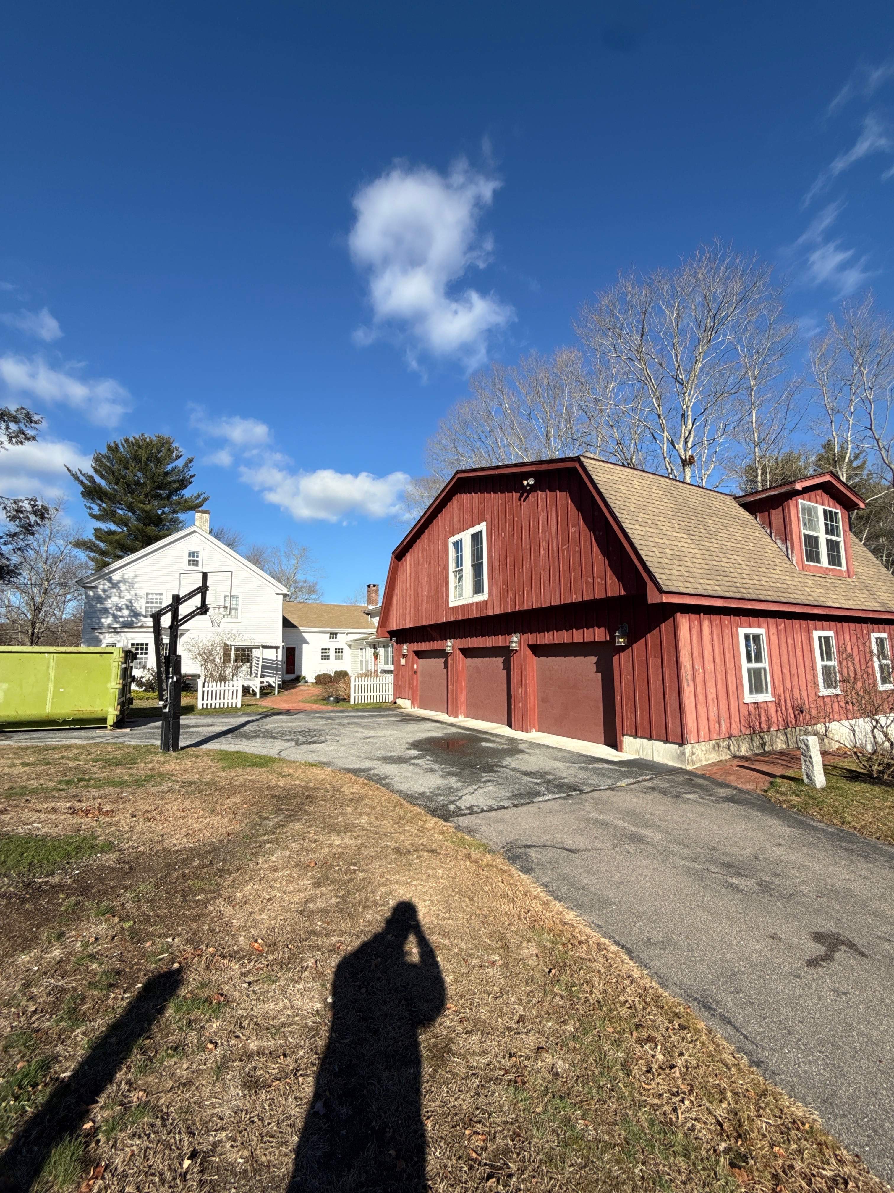 Historic 65-Square Connected Farmhouse Re-Roof in Medfield, MA – Owens Corning Duration Designer, Summer Harvest by JOHNNYS PRO