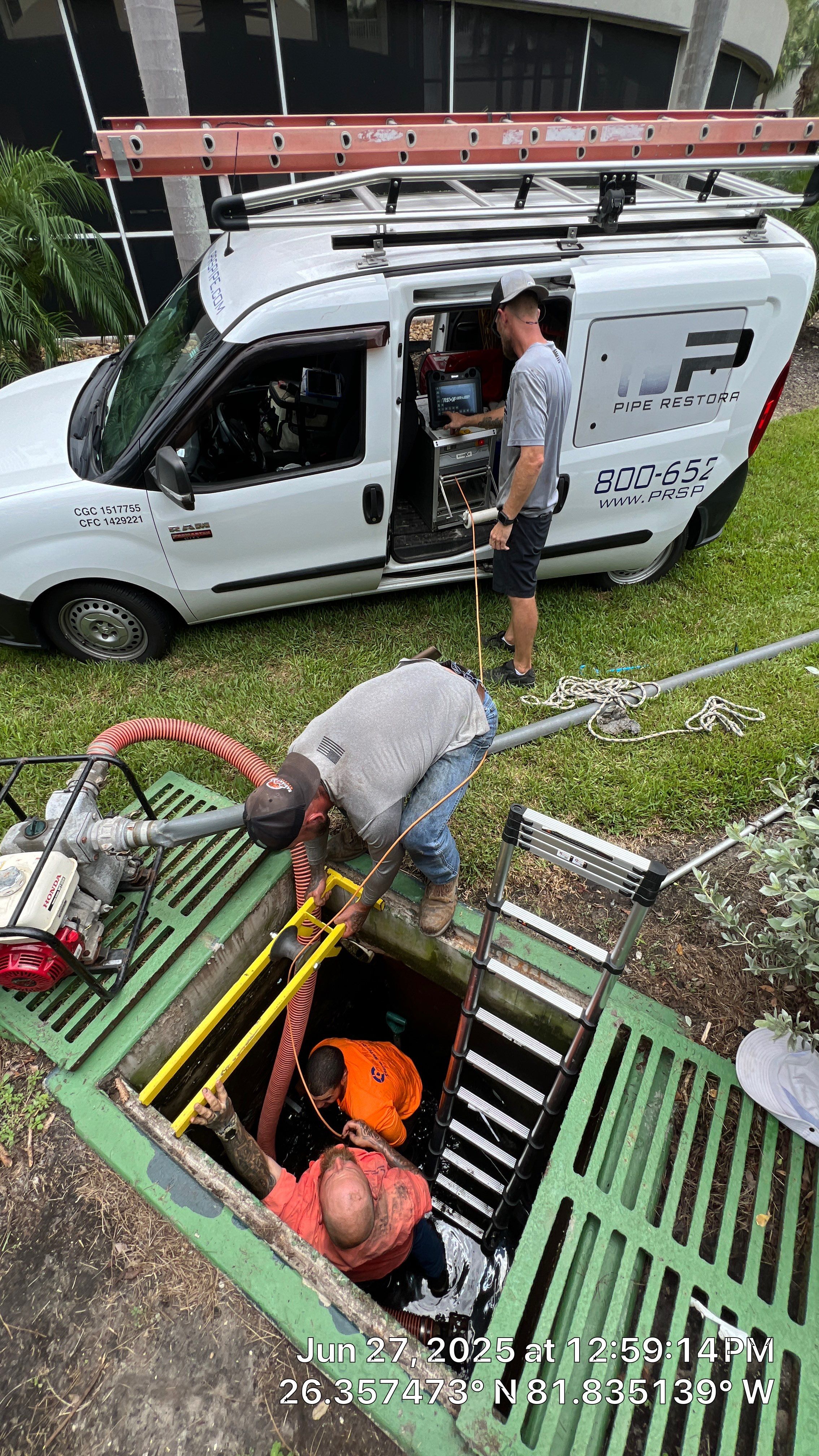 Bonita Bay Condo Stormwater Maintenance with PRS by Don Mar, Inc. Storm Water Solutions
