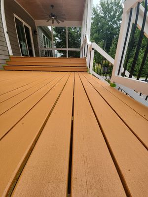 Weathered Deck using AcryFin