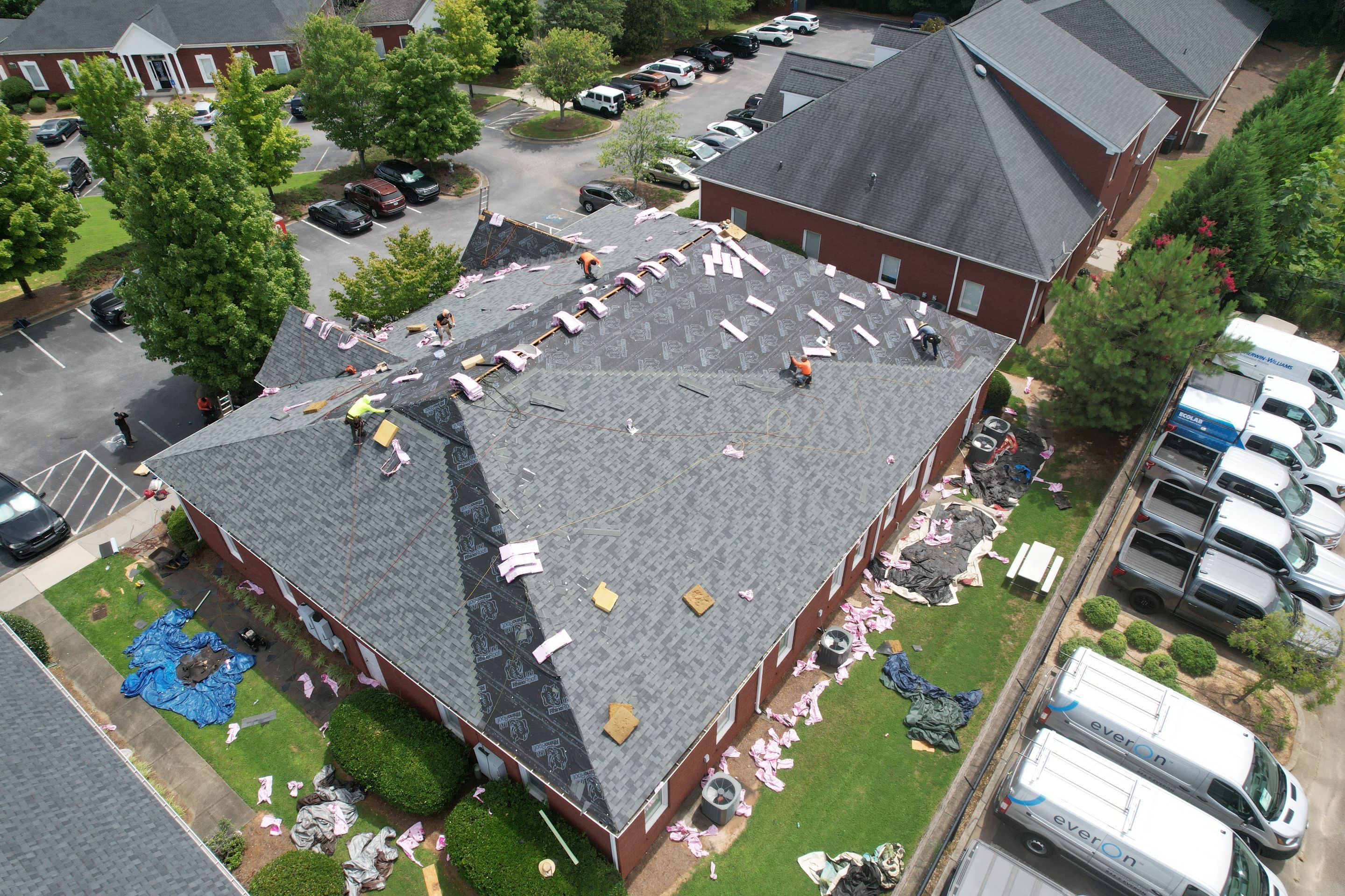 Commercial Roof Replacement using Owens Corning by Inspector Roofing and Restoration