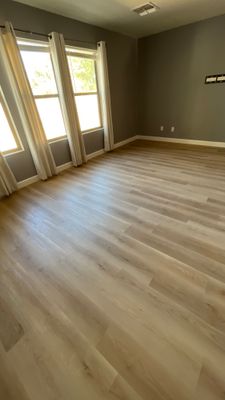 Flooring Installation using Luxury Vinyl Plank