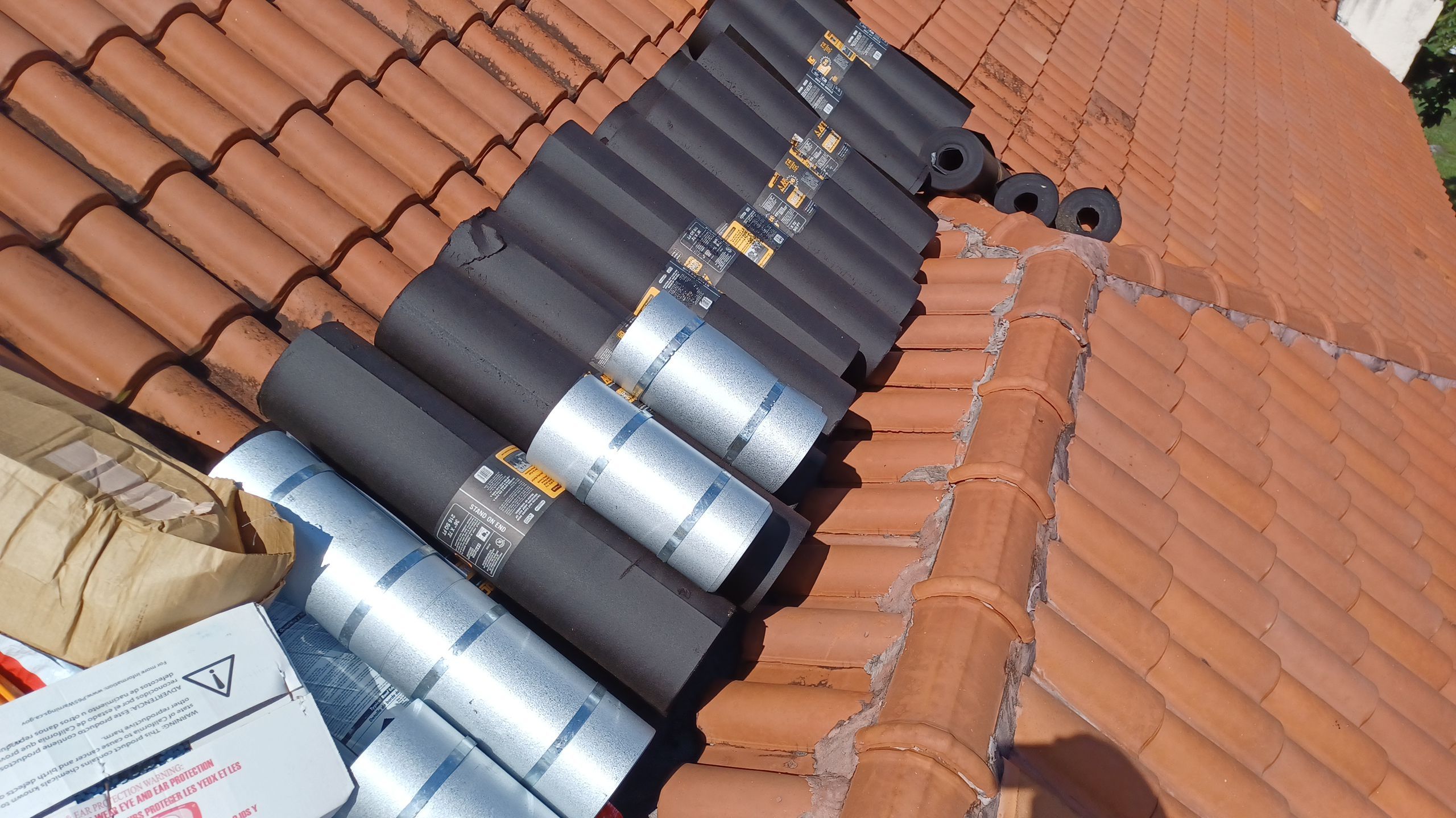 Residential Roofing Installation using 1" Nail strip metal roof by BLUES BROTHERS ROOFING