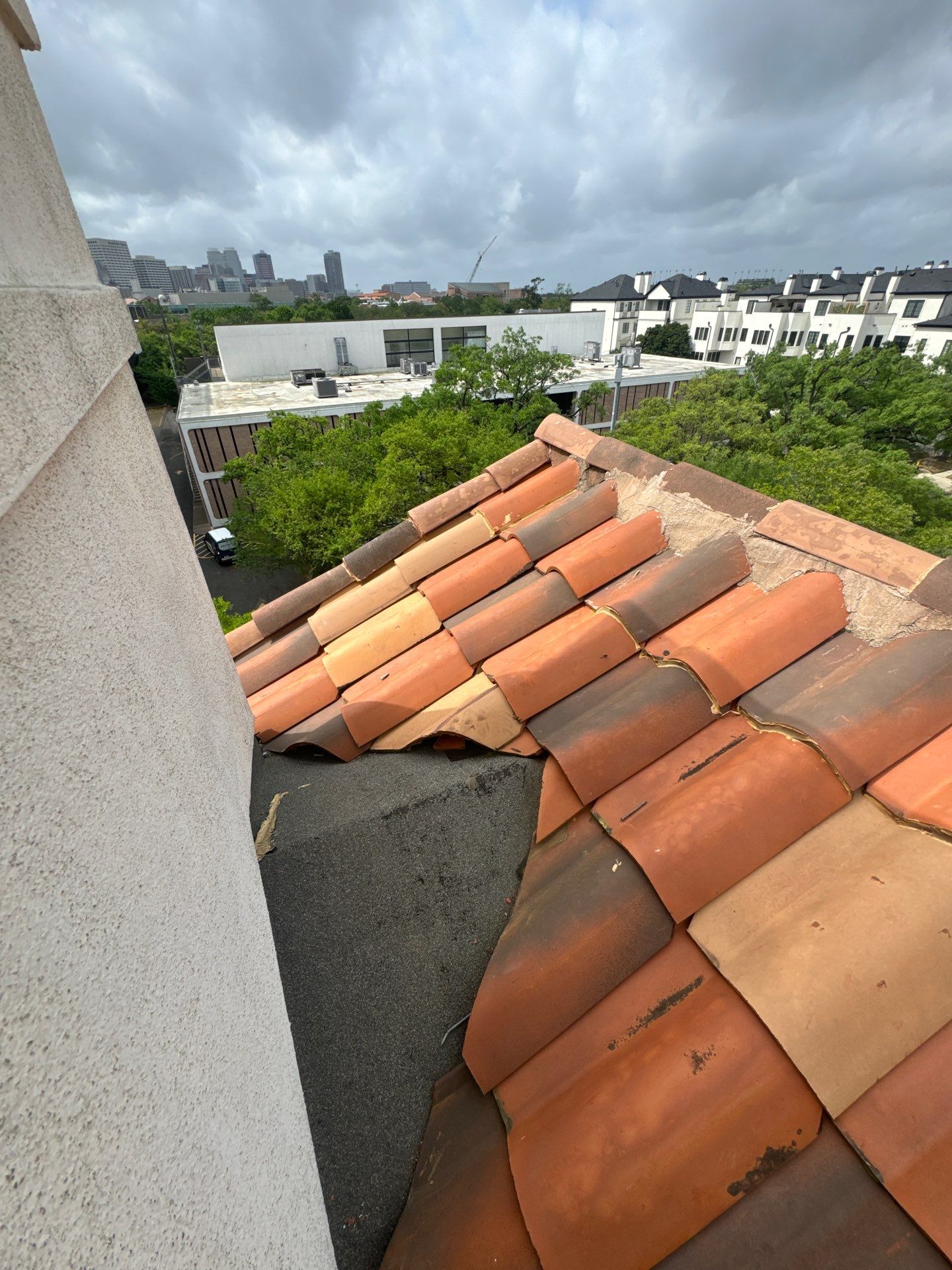 Broken Roof Tiles by Associates Roofing Unlimited