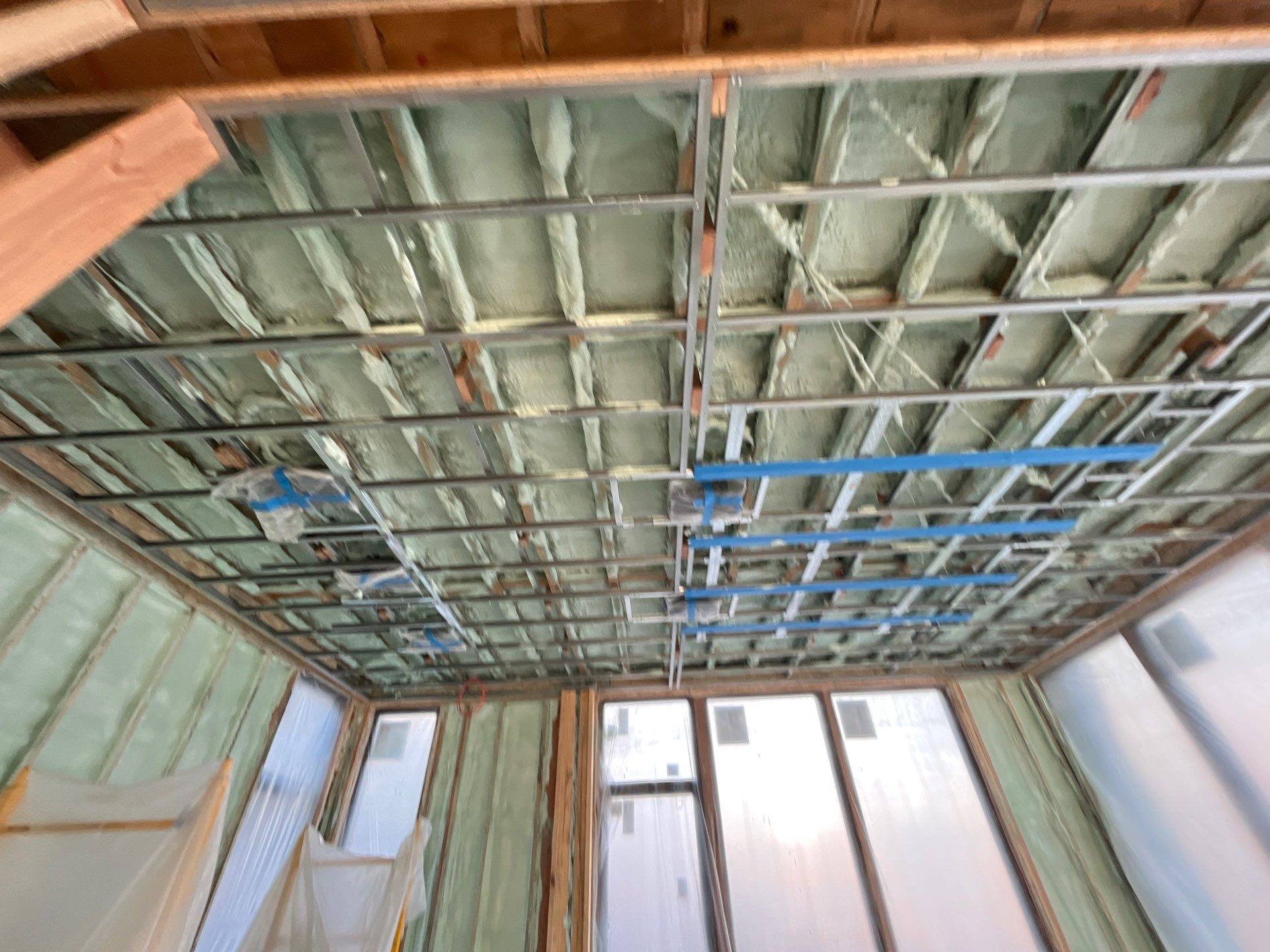 New Construction using Closed Cell Spray Foam by NYS Foam & Energy